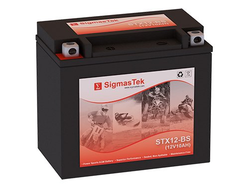 Extreme Battery XTAX12-BS High Performance Motorcycle Battery - Compatible with Honda, Yamaha, Kawasaki - Long Lasting & Maintenance Free - Perfect for Cruisers, Sport Bikes & Off-Road Riding