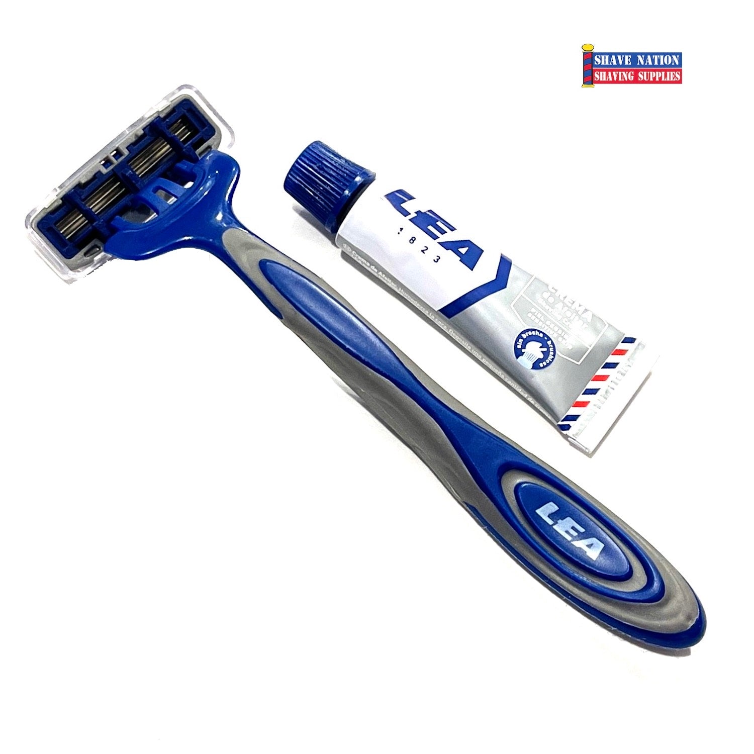 LEA Travel Shaving Kit for Men - Portable Wet/Dry Electric Razor with USB Charging - Perfect for Business Trips, Gym & Vacation Grooming