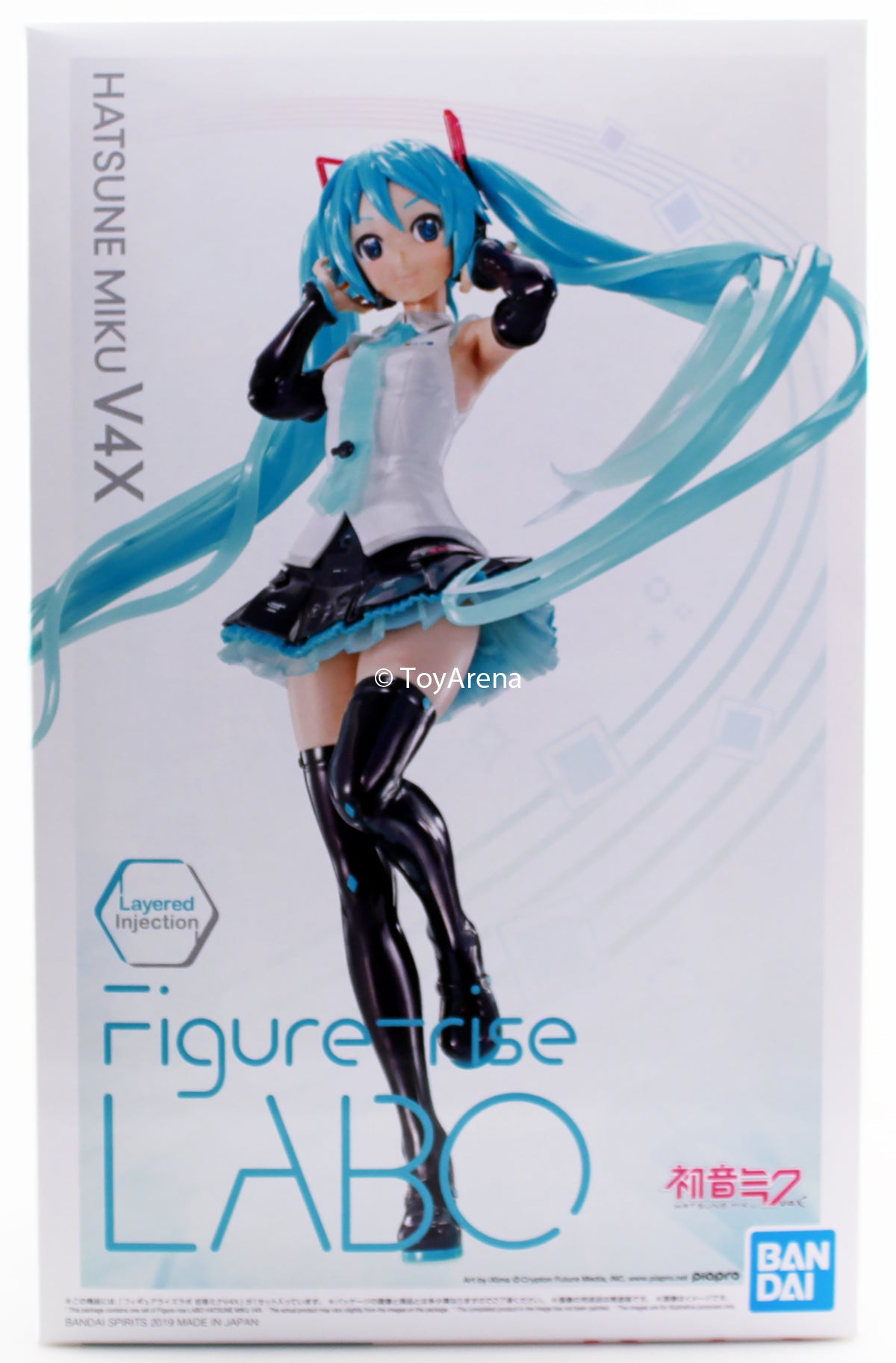 Figure Rise Labo Hatsune Miku V4X Vocaloid Plastic Model Kit - Anime Figure Building Set for Collectors & Cosplay Enthusiasts - Perfect for Display, Gift Giving & Anime Decor