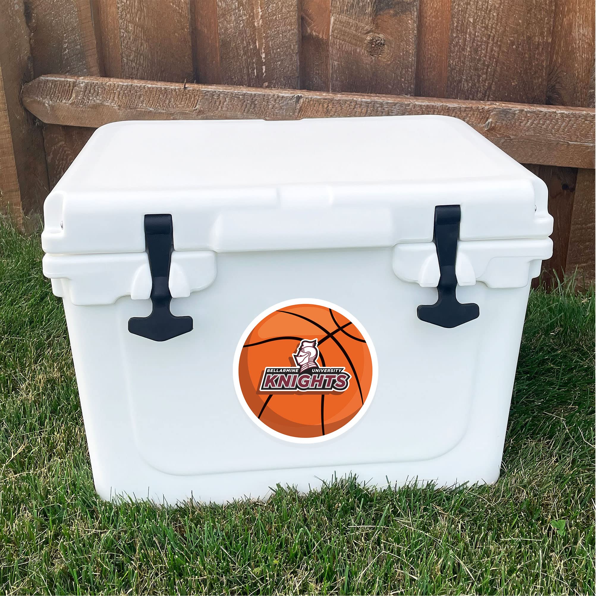 Desert Cactus Bellarmine University Knights Vinyl Decal - Waterproof Sticker for Laptop, Water Bottle, Car, Scrapbook (Basketball Team Logo) - Perfect for School Spirit, Fan Gifts & Game Day Decor