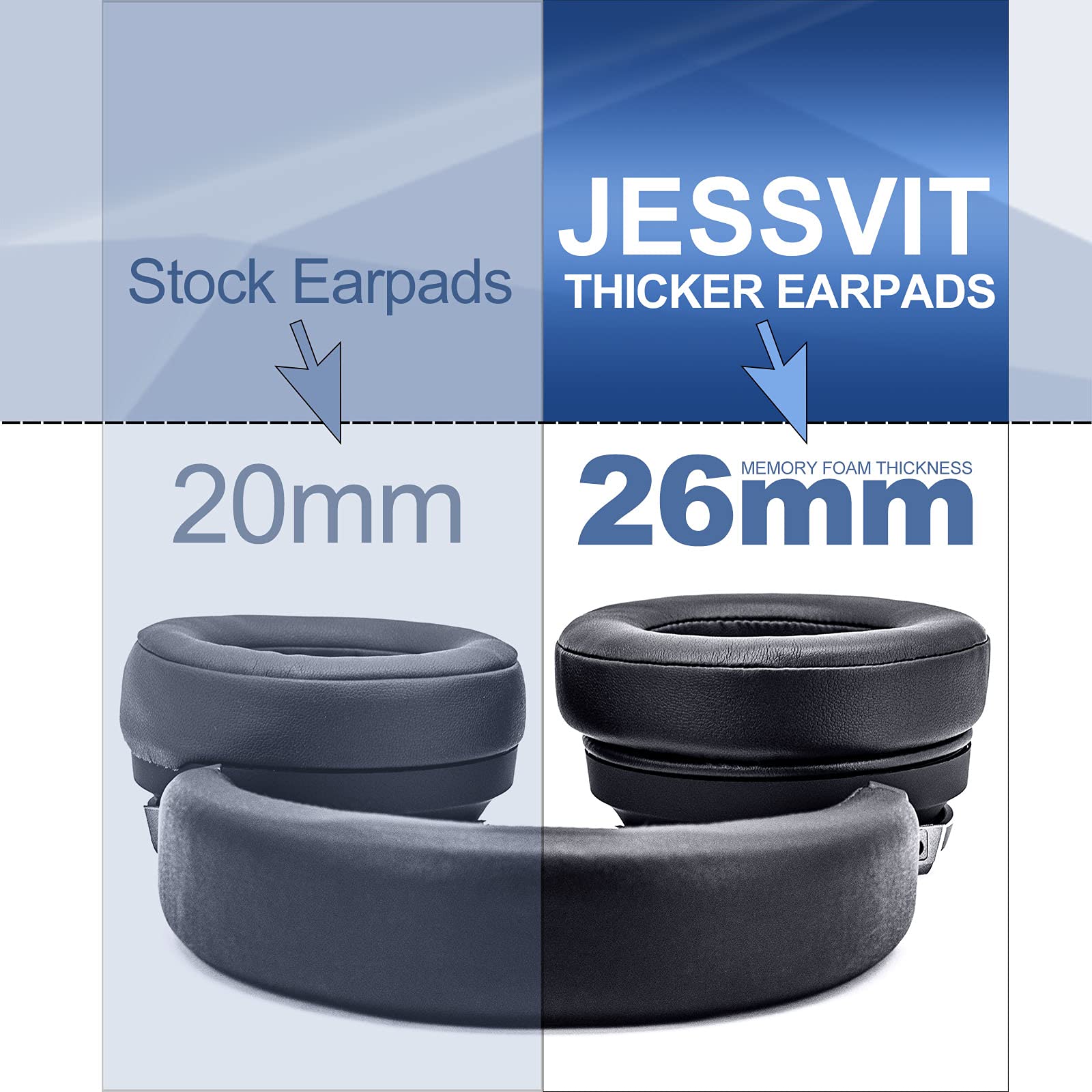 Premium Replacement Ear Pads for Corsair Virtuoso XT/RGB Wireless SE Headset - Ultra Soft Memory Foam, Enhanced Comfort & Durability (Black) - Perfect for Gaming, Music & Long Wear Sessions