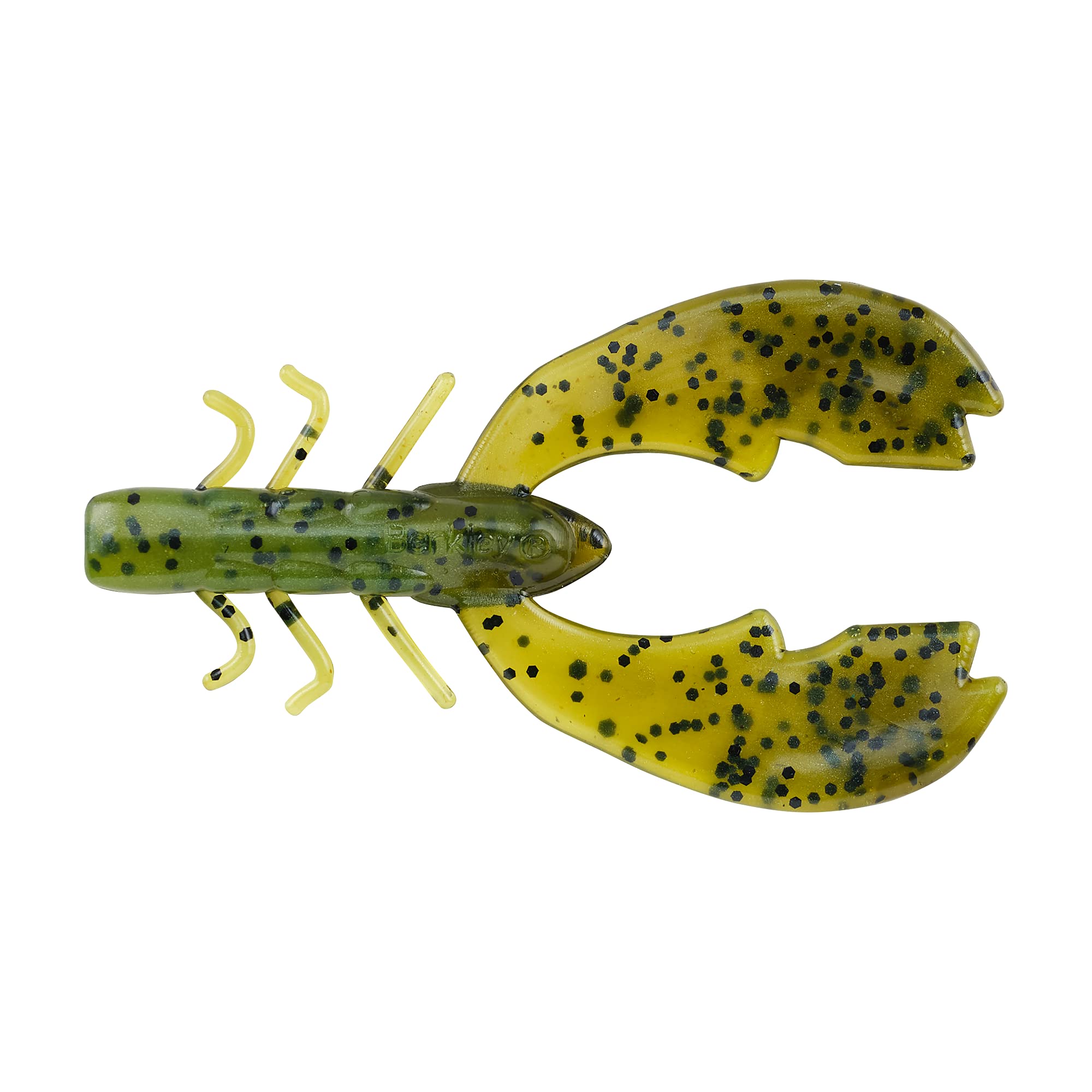 Berkley PowerBait Crazy Legs Chigger Craw Soft Plastic Fishing Lures - 8 Pack for Bass, Trout & Freshwater Fishing - Ideal for Casting, Jigging & Flipping Techniques
