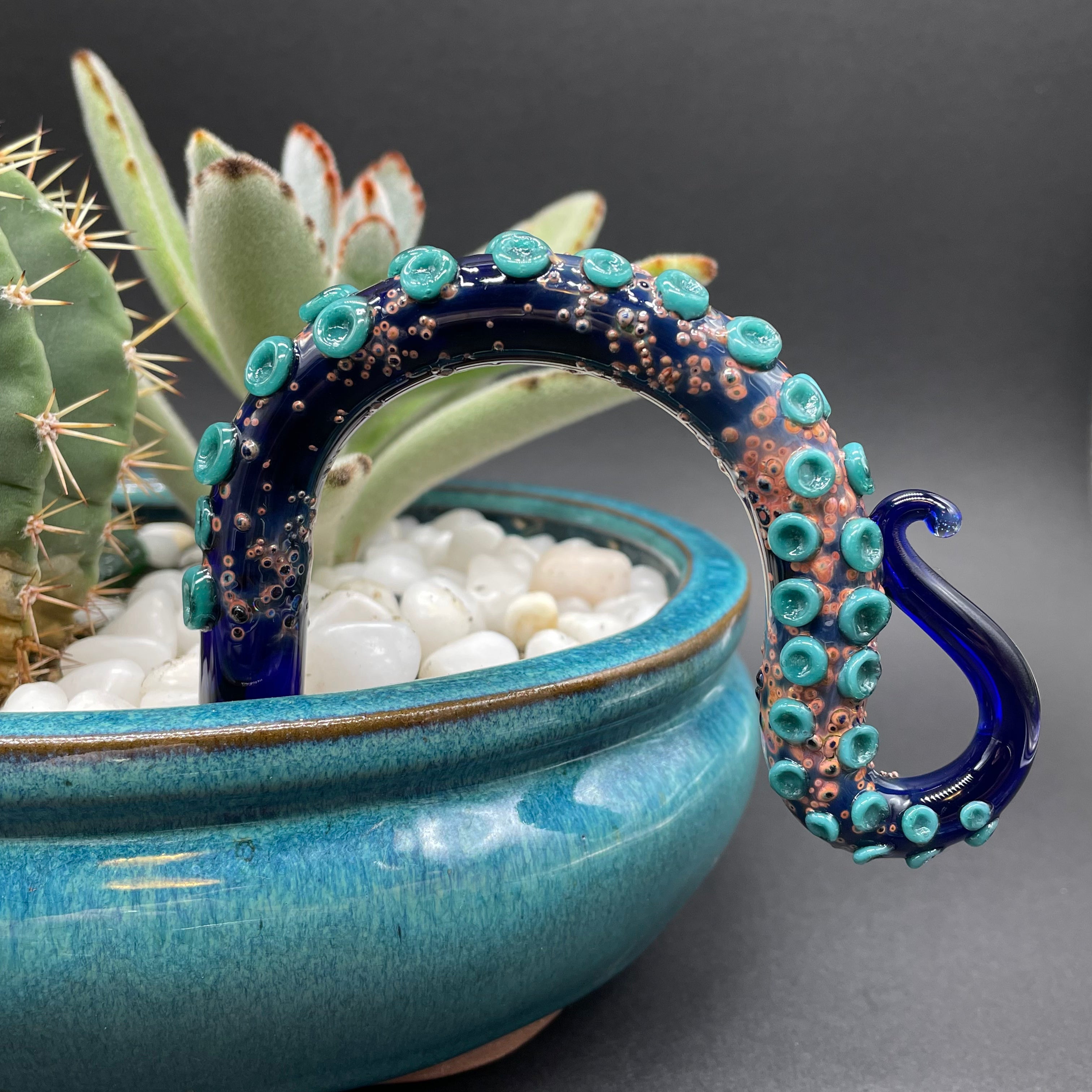 Unique Tentacle Plant Decor - Artificial Succulent Home & Office Decoration for Boho, Halloween & Gothic Themed Spaces