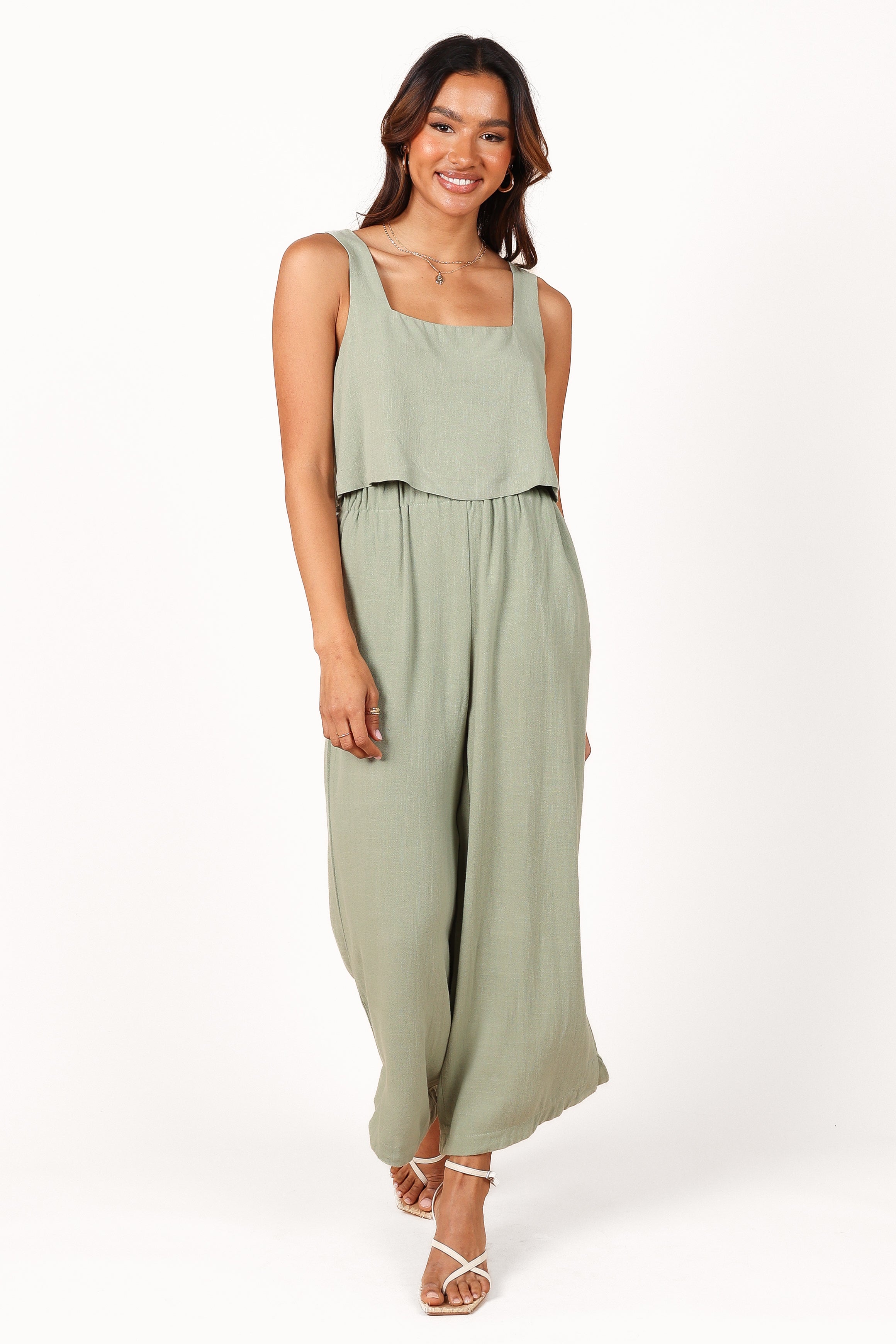 Eleanor Cropped Top Women's Fashion Green Short Sleeve T-Shirt - Perfect for Summer Outfits, Casual Wear & Street Style