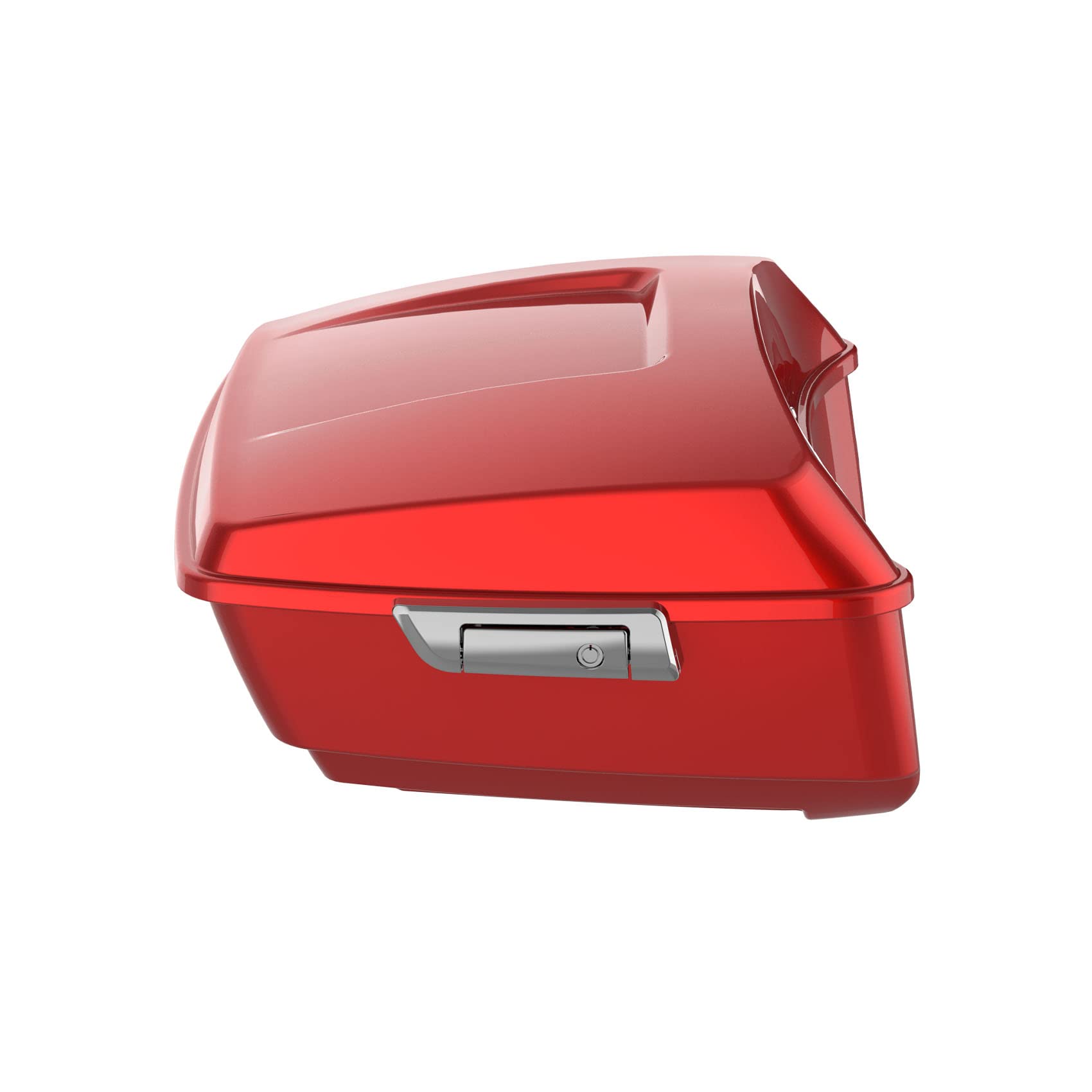 SLMOTO Wicked Red King Tour Pack - Waterproof Motorcycle Trunk for Harley Touring Models (2014-2020) Road King, Road Glide, Street Glide, Electra Glide & CVO | Durable Storage Box for Long Rides & Road Trips