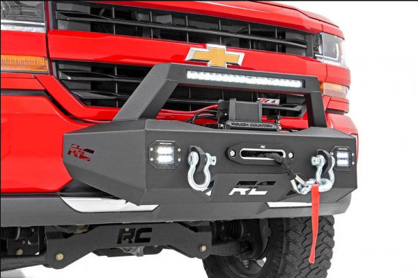2007-2018 Chevrolet Silverado Winch Mounting Bracket Kit for 2WD/4WD 1500 Models - Heavy Duty Off-Road Accessory [EXO 10761] - Perfect for Truck Recovery & Off-Road Adventures