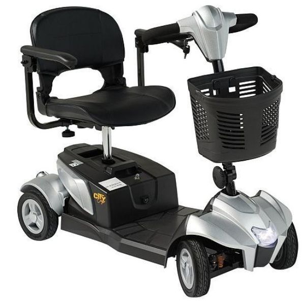 EV Rider CityCruzer 4-Wheel Mobility Scooter for Adults - Lightweight Electric Scooter with Long Battery Life - Perfect for Shopping, Travel & Outdoor Activities