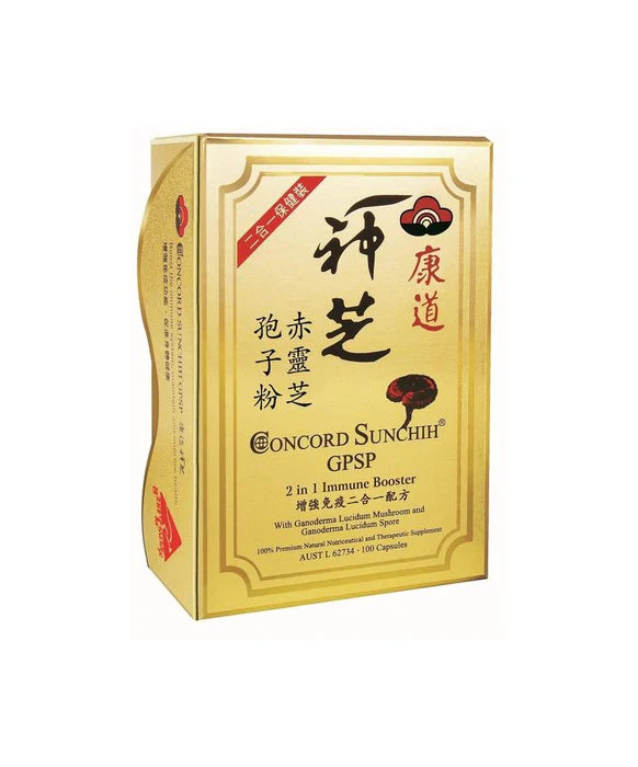 Concord Sunchih GPSP 2-in-1 Immune System Booster Supplement - Supports Wellness & Vitality for Adults & Kids | Daily Immune Support for Travel, Work & School
