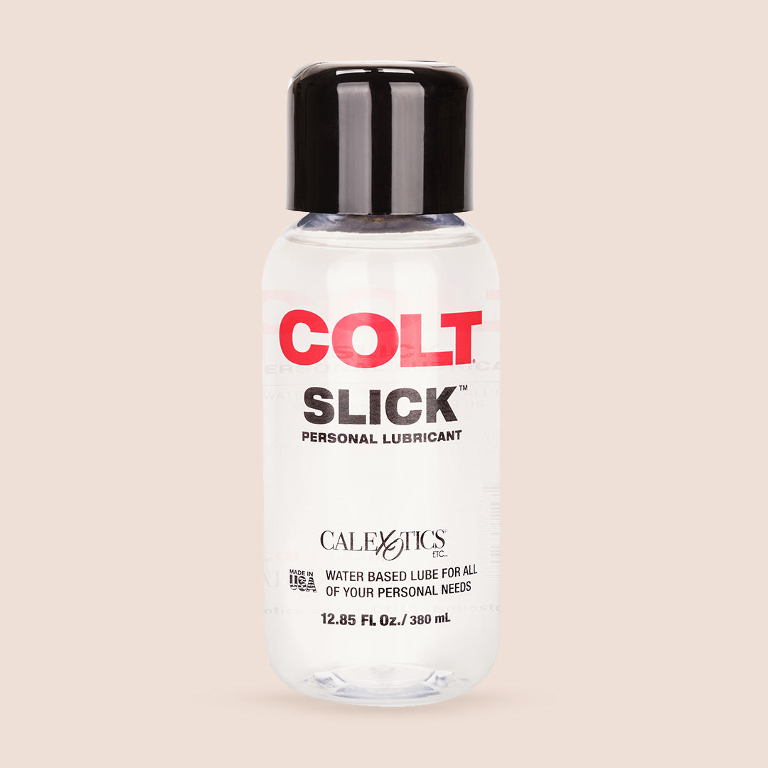COLT Slick Lube Water-Based Personal Lubricant - Long Lasting, Hypoallergenic, pH Balanced for Men & Women - Perfect for Sensitive Skin, Massage, and Intimate Moments