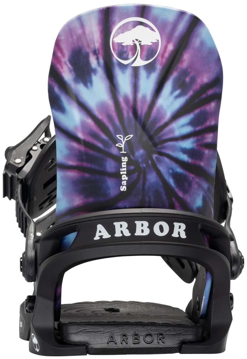 Arbor Sapling Youth Snowboard Bindings 2024 - Lightweight & Adjustable for Kids & Teens - Perfect for Park Riding & All-Mountain Snowboarding