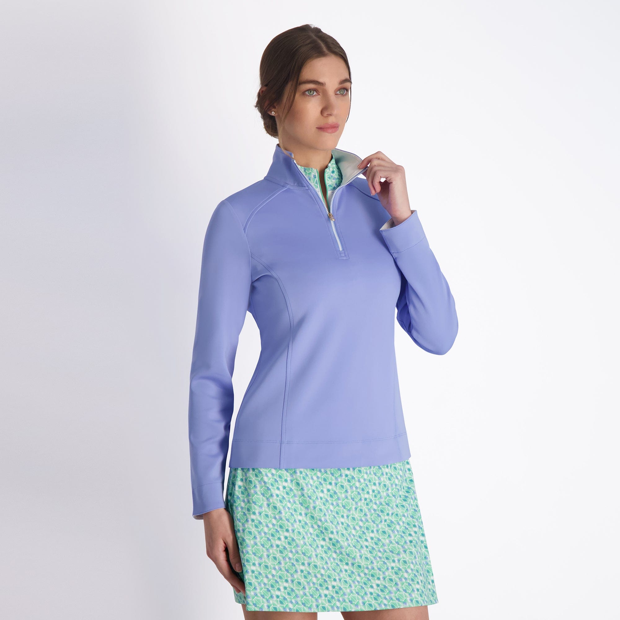 Wells Men's Quarter Zip Fleece Pullover - Lightweight & Comfortable for Outdoor Activities, Hiking, and Casual Wear