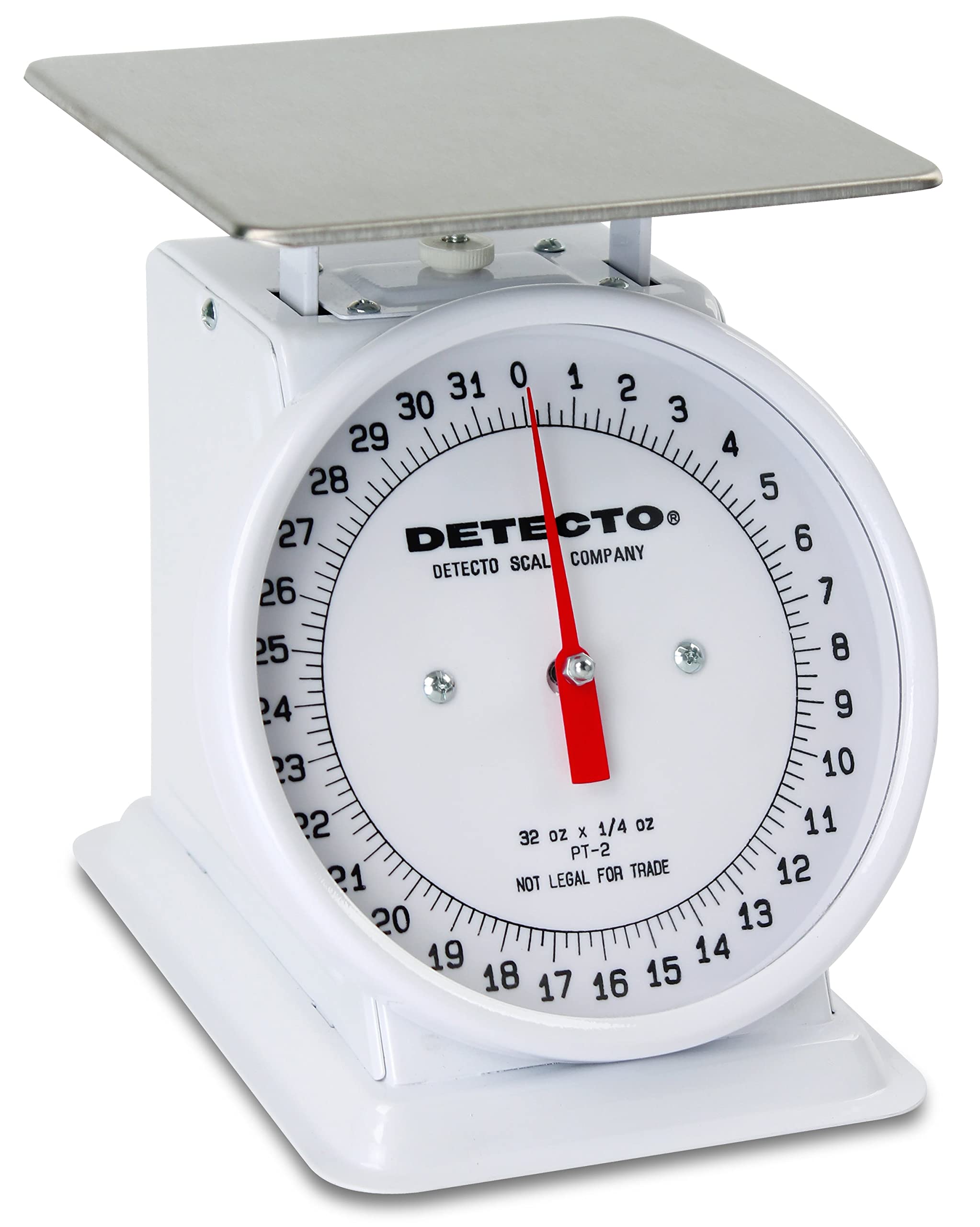 Detecto Mechanical Dial Type Portion Scale - 25 lbs Capacity for Precise Food Weighing | Ideal for Commercial Kitchens, Bakeries & Meal Prep