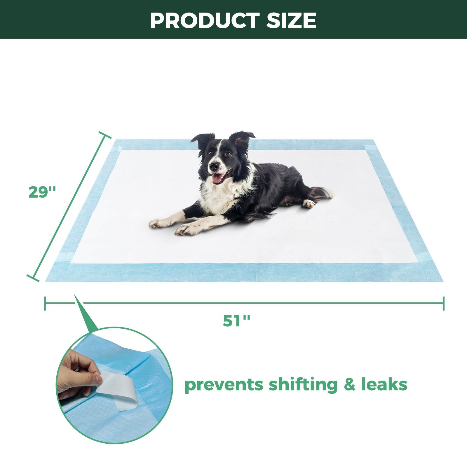 Extra Large Disposable Puppy Pads for Potty Training, Whelping & Housebreaking - Super Absorbent Dog Pee Pads for Puppies, Senior Dogs & Indoor Use (Perfect for Crate Training, Kennels & Pet Carriers)