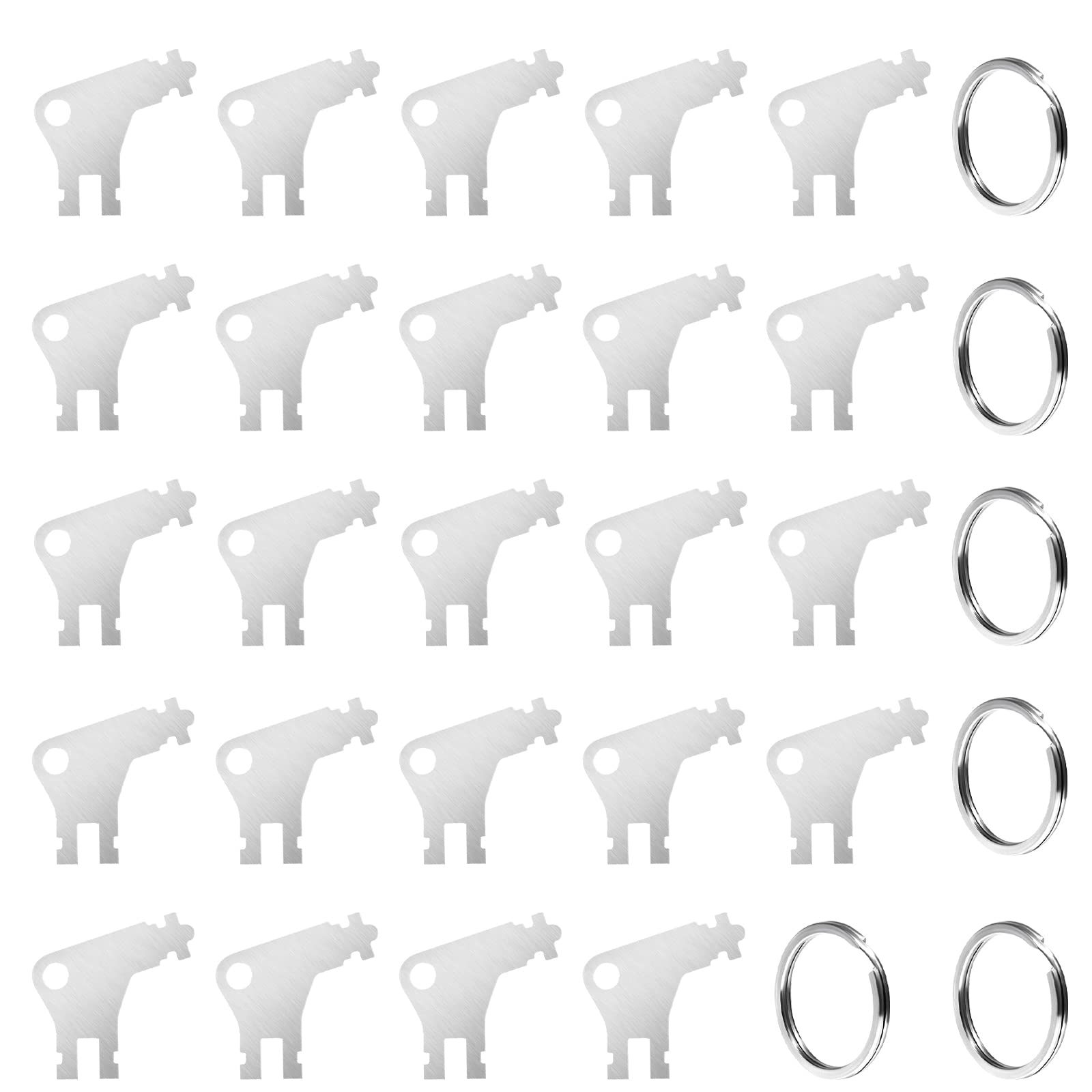 24 Pcs Universal Paper Towel Dispenser Replacement Keys - Compatible with Georgia Pacific Toilet Paper & Paper Towel Dispensers - Perfect for Restrooms, Offices, Schools & Commercial Use