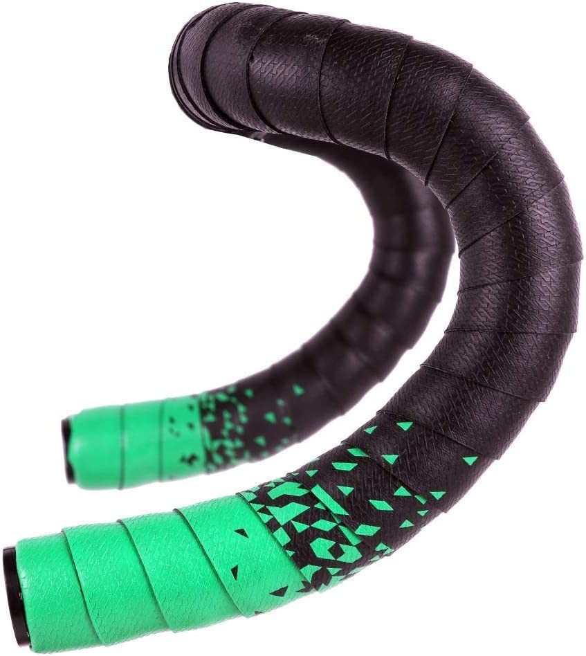 Premium Bike Handlebar Tape - Colorful EVA/PU Anti-Vibration Cycling Grip for Road & Racing Bicycles - Cork Wrap Comfort for Long Rides (Color #2) - Perfect for Commuting, Training & Competitive Cycling