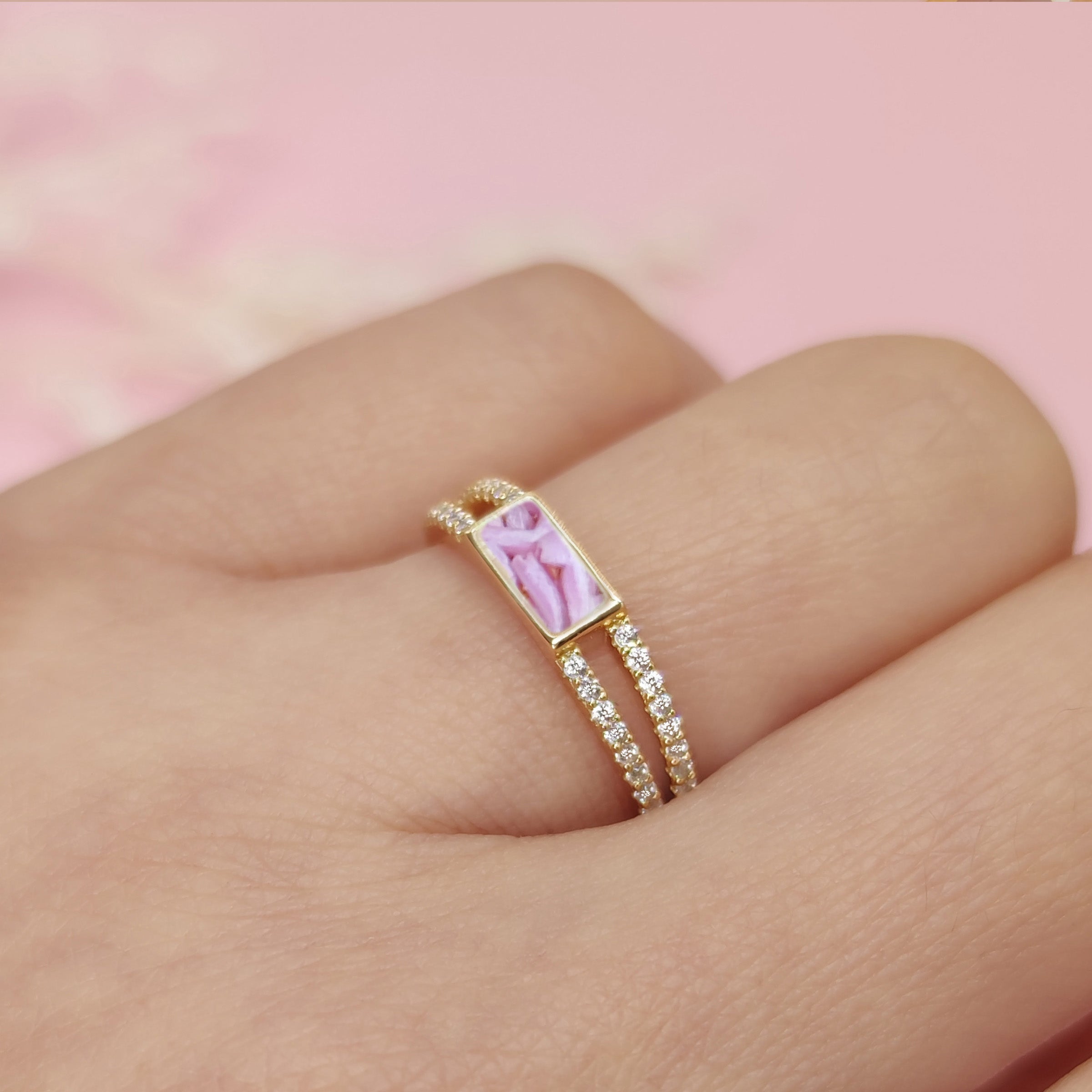 Pregnancy Test Cap Ring - Sacred Bond Keepsake for Positive Results | Perfect for Baby Announcement & Memory Keepsake