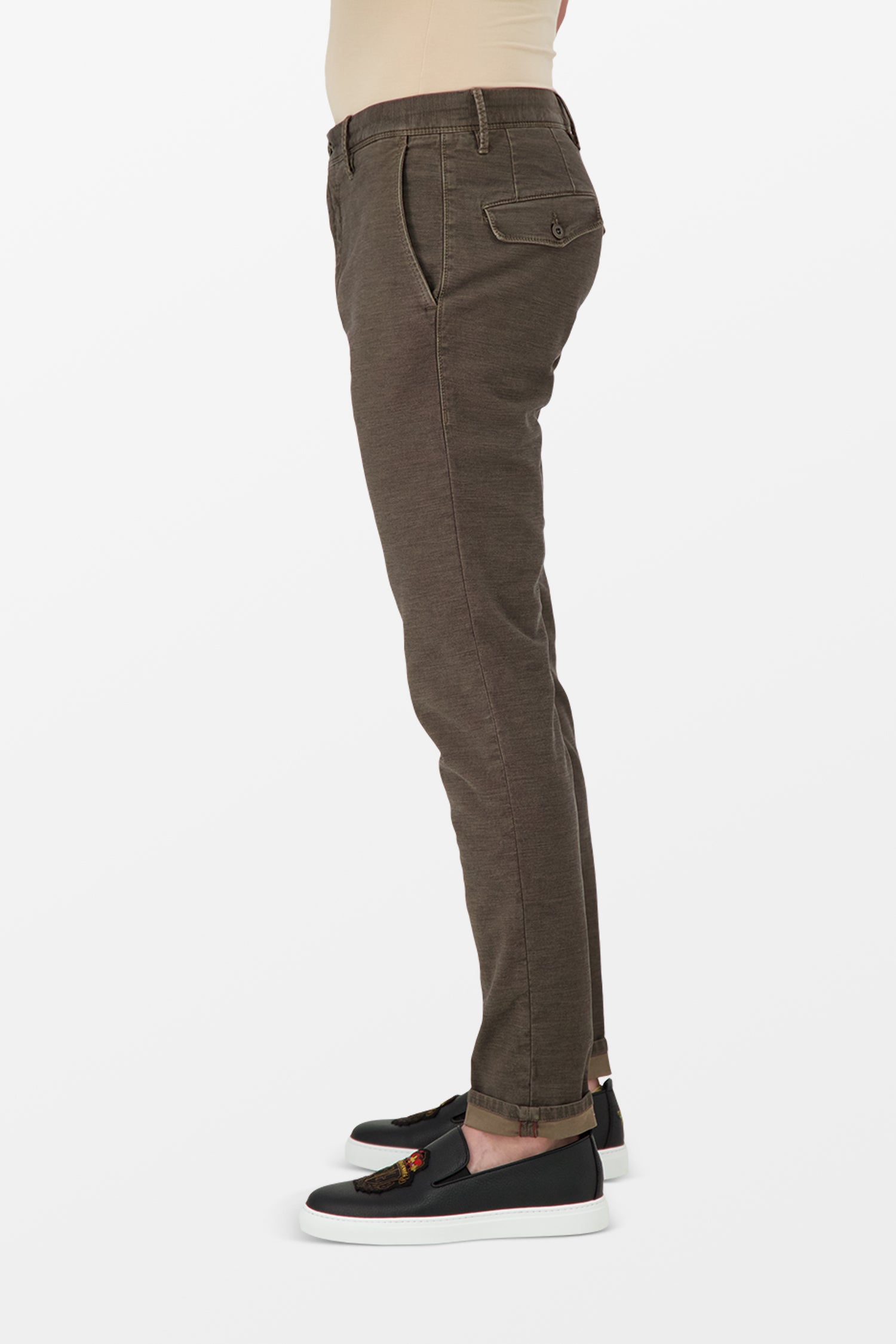 Premium Incotex Brown Dress Pants for Men - Comfortable & Stylish Business Casual Trousers - Perfect for Office, Meetings & Smart Casual Outfits