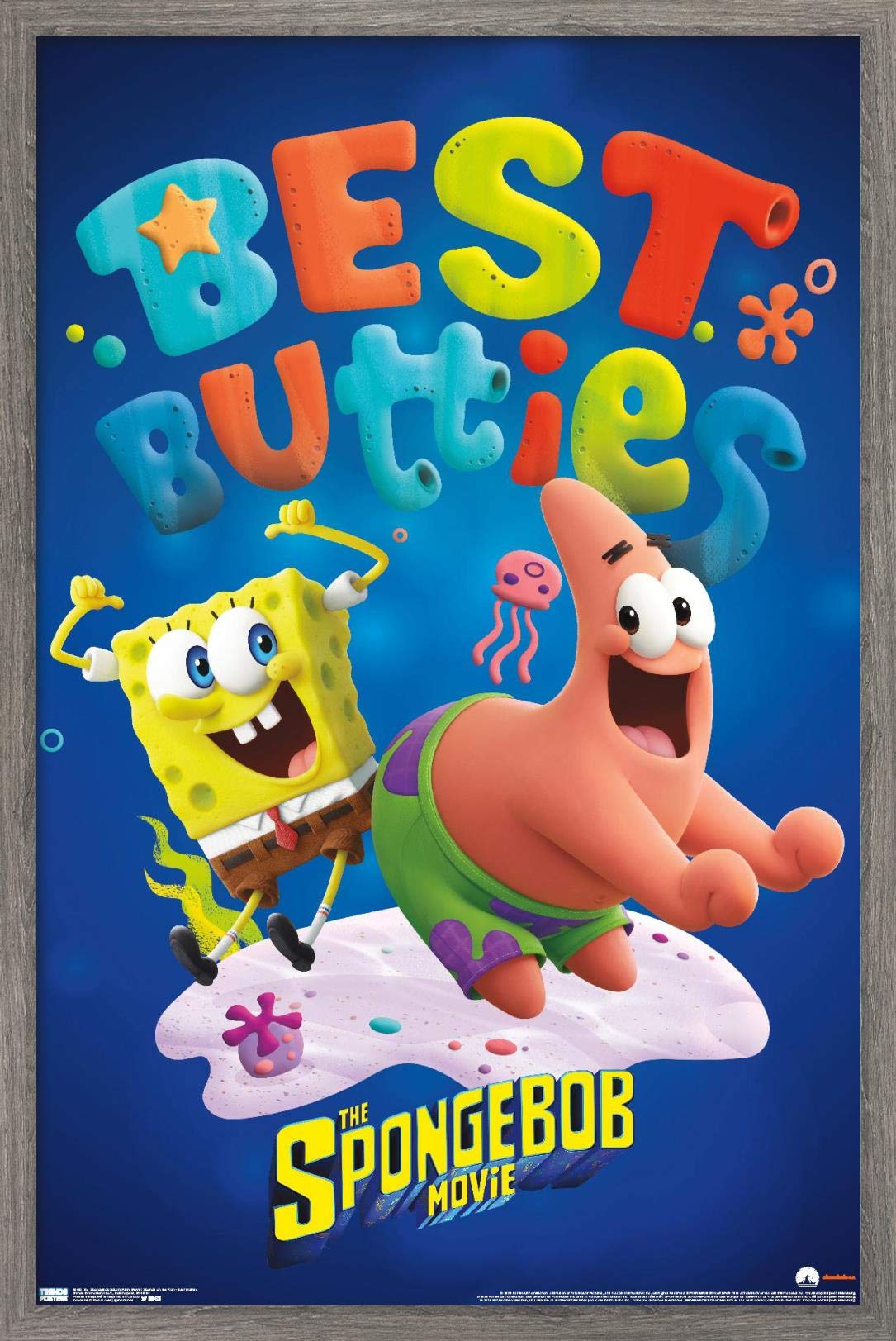 Trends International The SpongeBob Movie: Sponge On The Run - Best Friends Wall Poster, 22.375