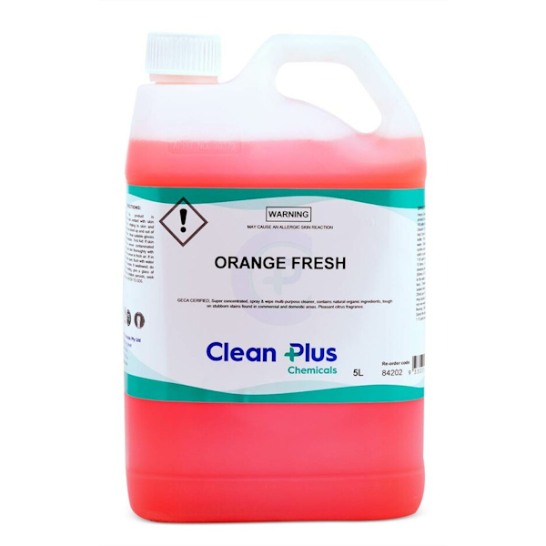 Green Plus Orange Fresh Spray and Wipe Multi-Purpose Cleaner - All-Natural, Non-Toxic for Kitchen, Bathroom & Home Surfaces - Perfect for Daily Cleaning & Disinfecting