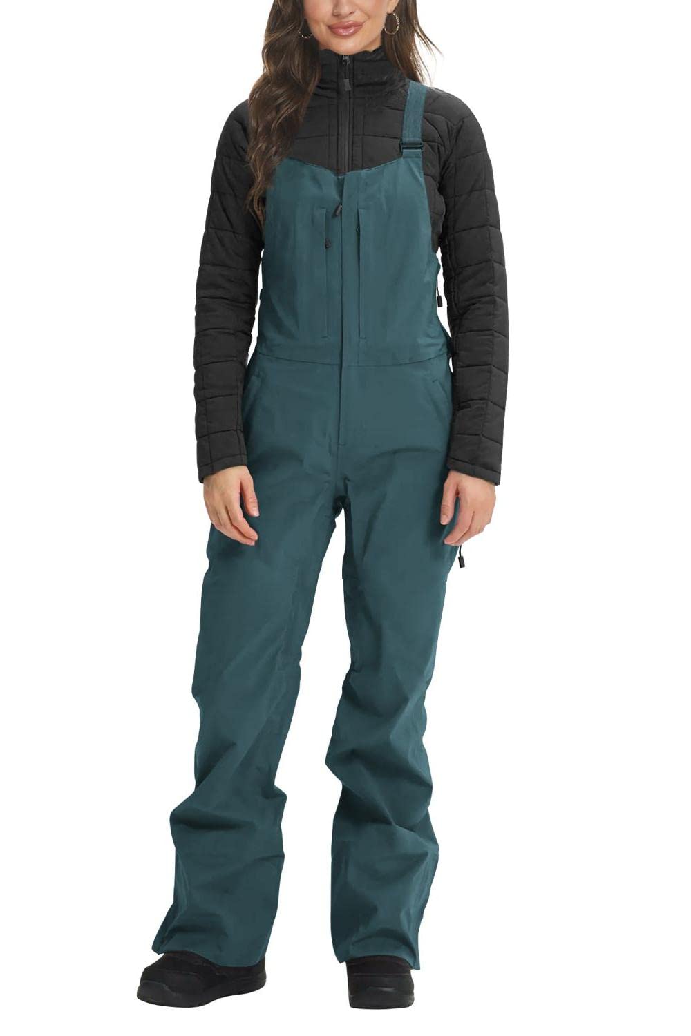 Yousify Women's Insulated Waterproof Snow Bibs - Winter Ski Overalls & Snow Pants for Outdoor Activities | Perfect for Skiing, Snowboarding & Cold Weather Adventures