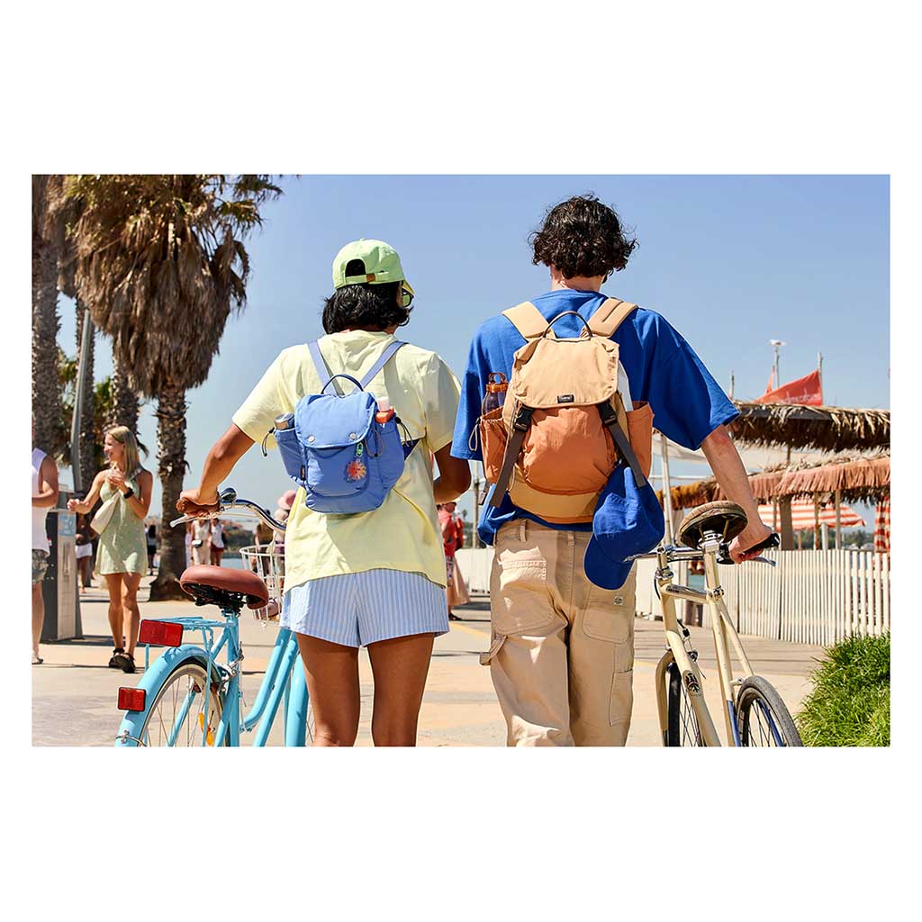 Stylish Denim Blue Cinch Backpack for School, Travel & Everyday Use - Durable & Comfortable Drawstring Bag