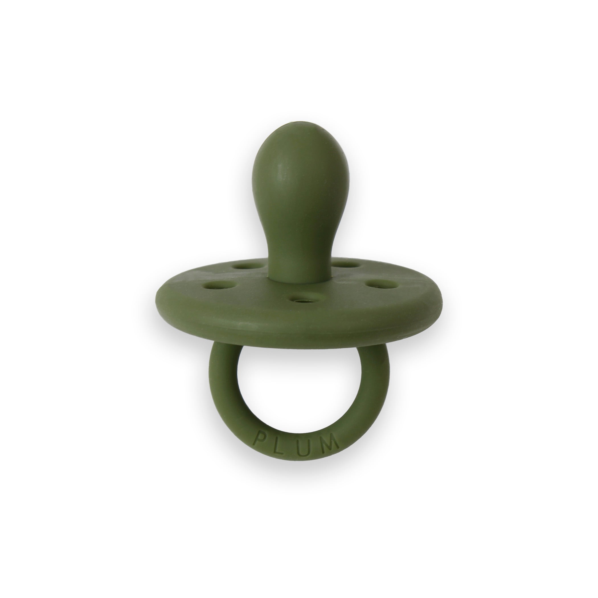 4 Pack Silicone Soothers for Babies - Green Sand, Eucalyptus, Olive & Pesto Colors | Gentle Teething Relief for Infants | Perfect for Daycare, Travel & Home Use