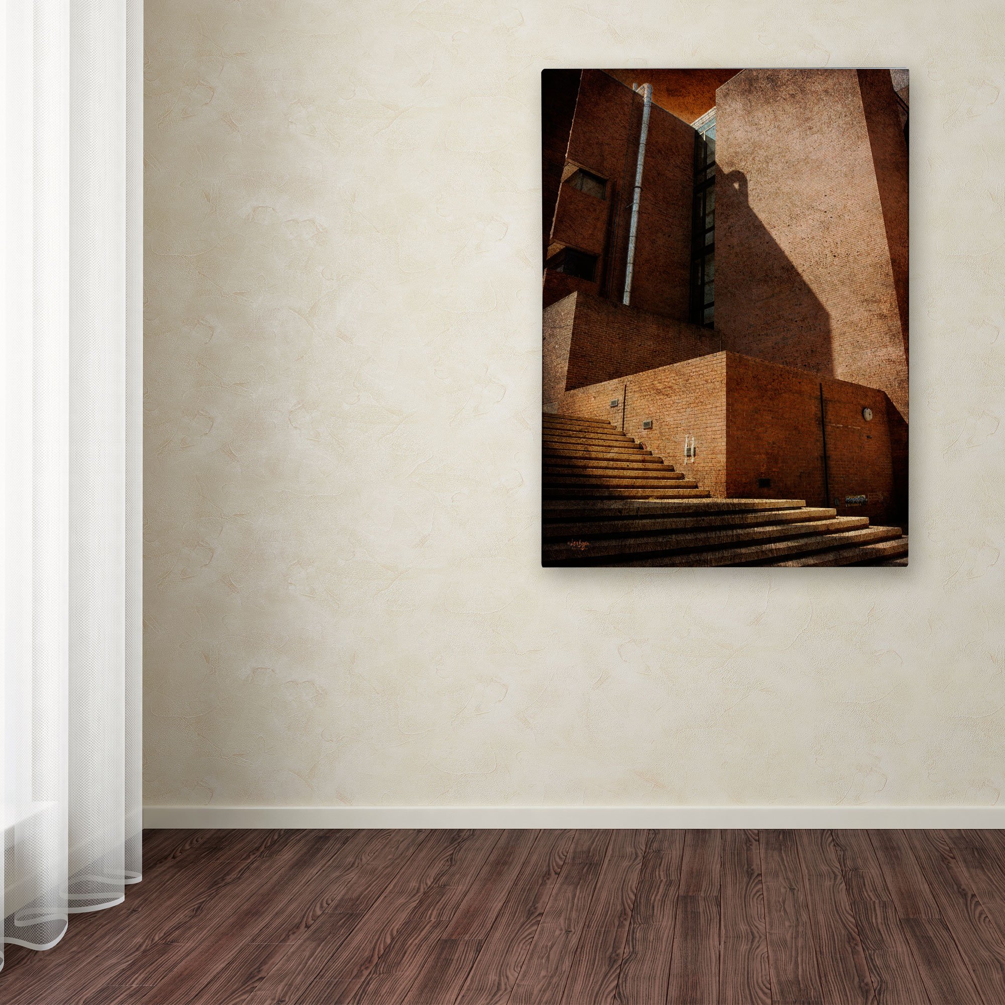 Trademark Fine Art Shadow and Light Canvas Wall Art by Lois Bryan, 14x19 Inches - Modern Home Decor for Living Room, Bedroom & Office