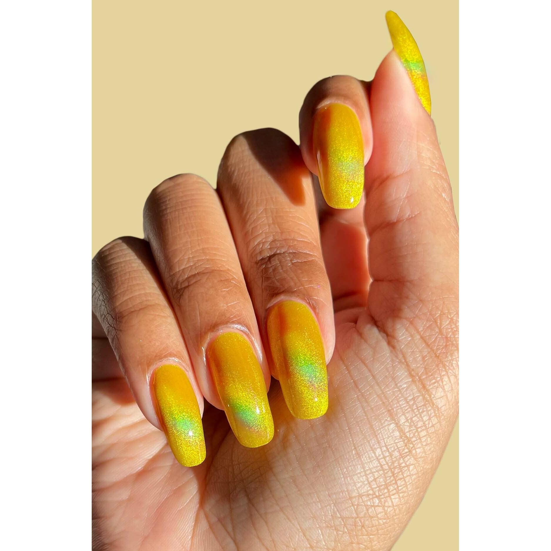 Cirque Colors Sparkling Yuzu Nail Polish - 0.37 oz Long-Lasting Vegan & Cruelty-Free Nail Lacquer for Gel-Like Shine - Perfect for Manicures, Pedicures & Nail Art Designs