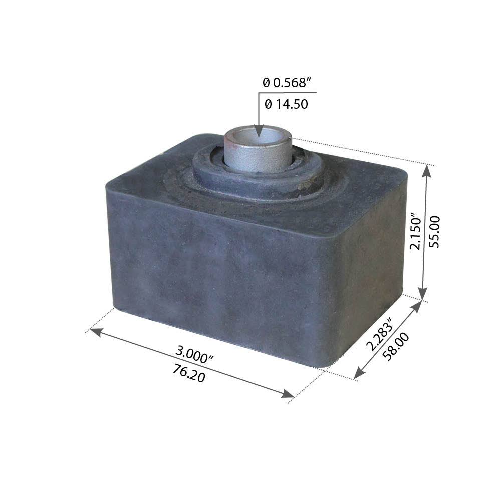 International Navistar 4000 Cabin Mount Replacement - Compatible with 3512104C2 & 475941C2 | Heavy Duty Truck Suspension Part for Smooth Ride & Vibration Reduction