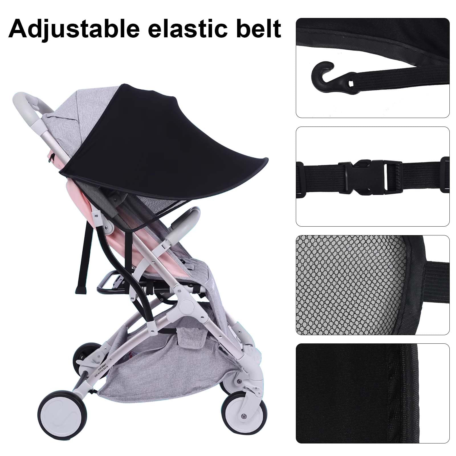 Emperoch Universal Baby Stroller Sun Shade Cover - Adjustable & Breathable UV Protection Canopy for Strollers, Prams, Pushchairs & Buggies | Perfect for Outdoor Walks, Park Visits & Beach Trips