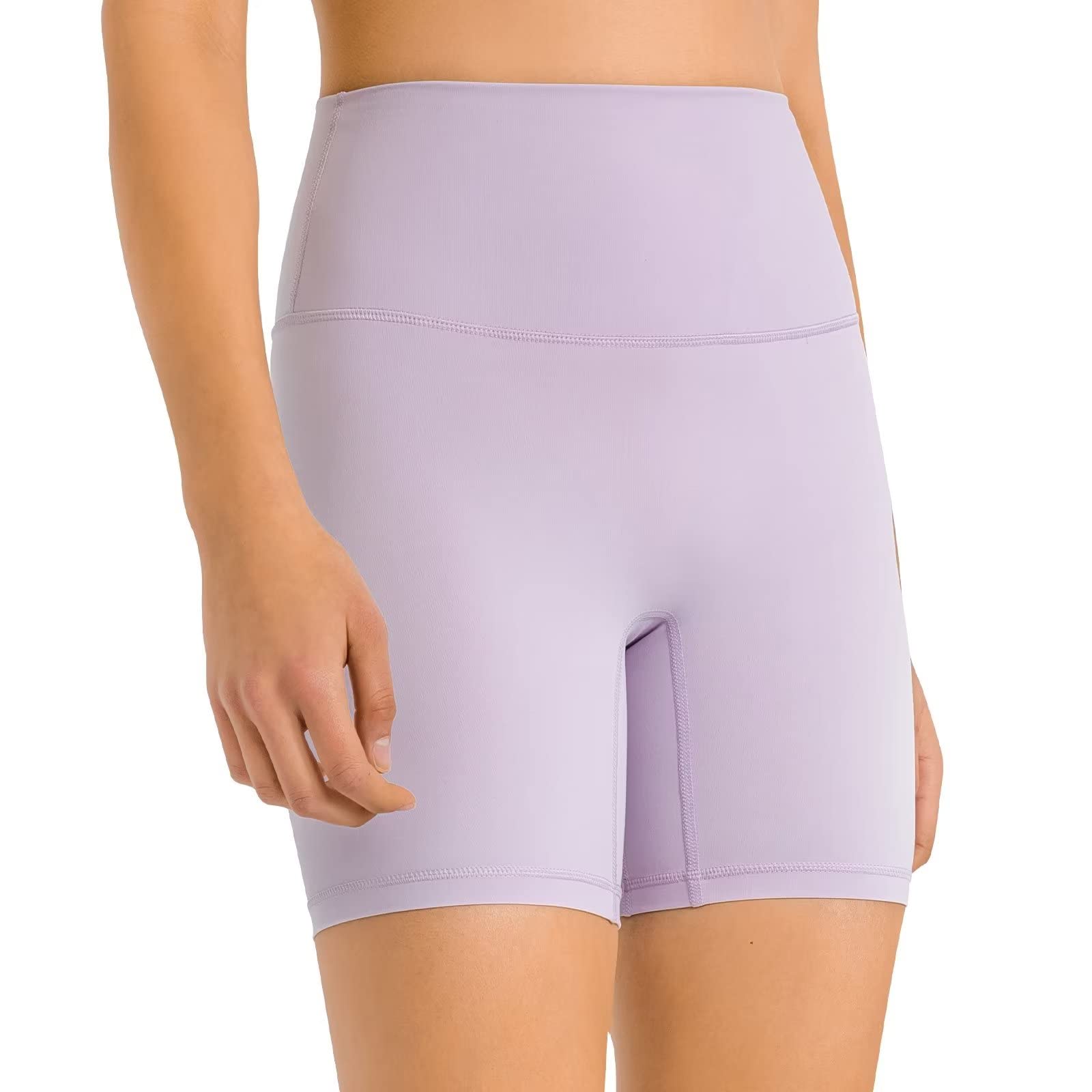 **Women's High Waist Yoga Shorts - Anti-Chafing Compression Running Shorts for Gym, Cycling & Workout | Quick-Dry, Seamless & Sweat-Wicking | Perfect for Activewear & Fitness Training**