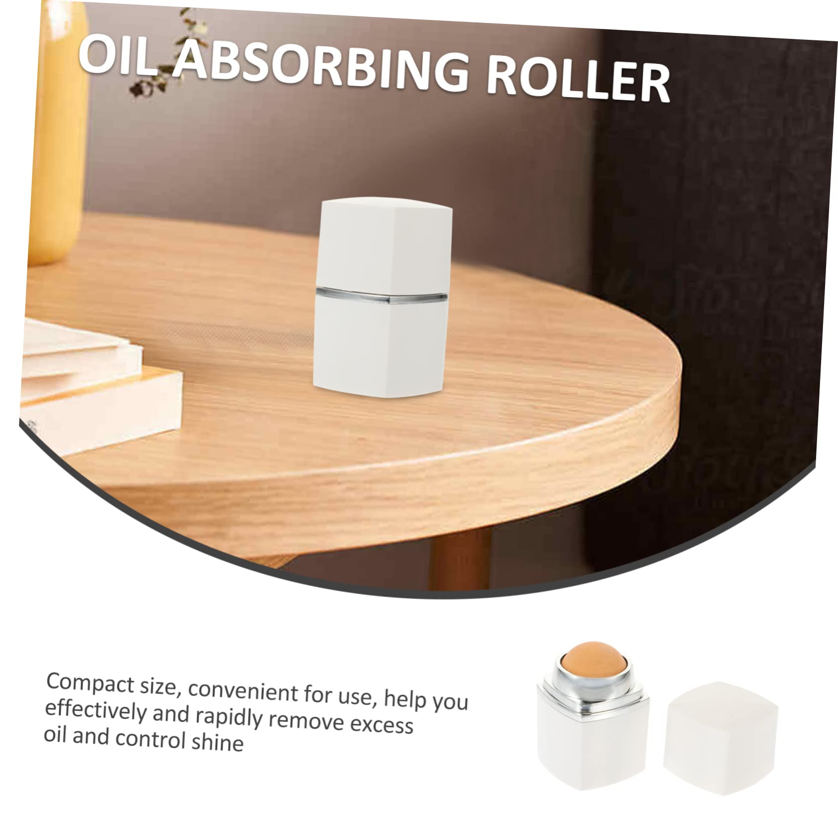 Volcanic Face Roller for Oil Absorbing - Portable Facial Massage Tool for Oily Skin - Perfect for Travel, Gym & On-the-Go Skincare Routine