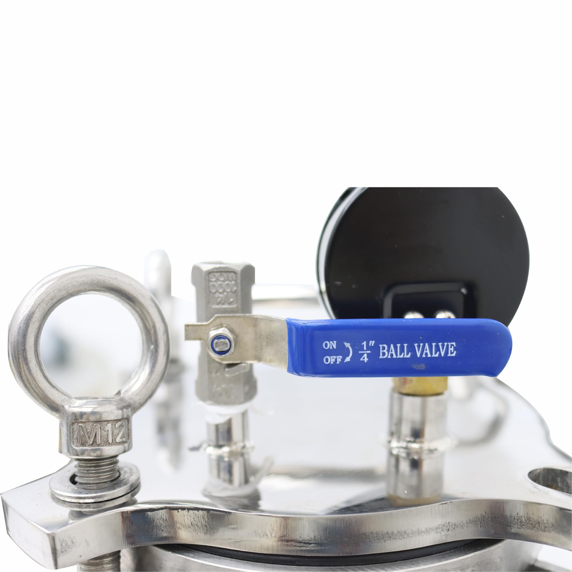 Industrial Water Filter System - 304 Stainless Steel Bag Filter Housing with 1.2 Sq.Ft Filter Area | 1