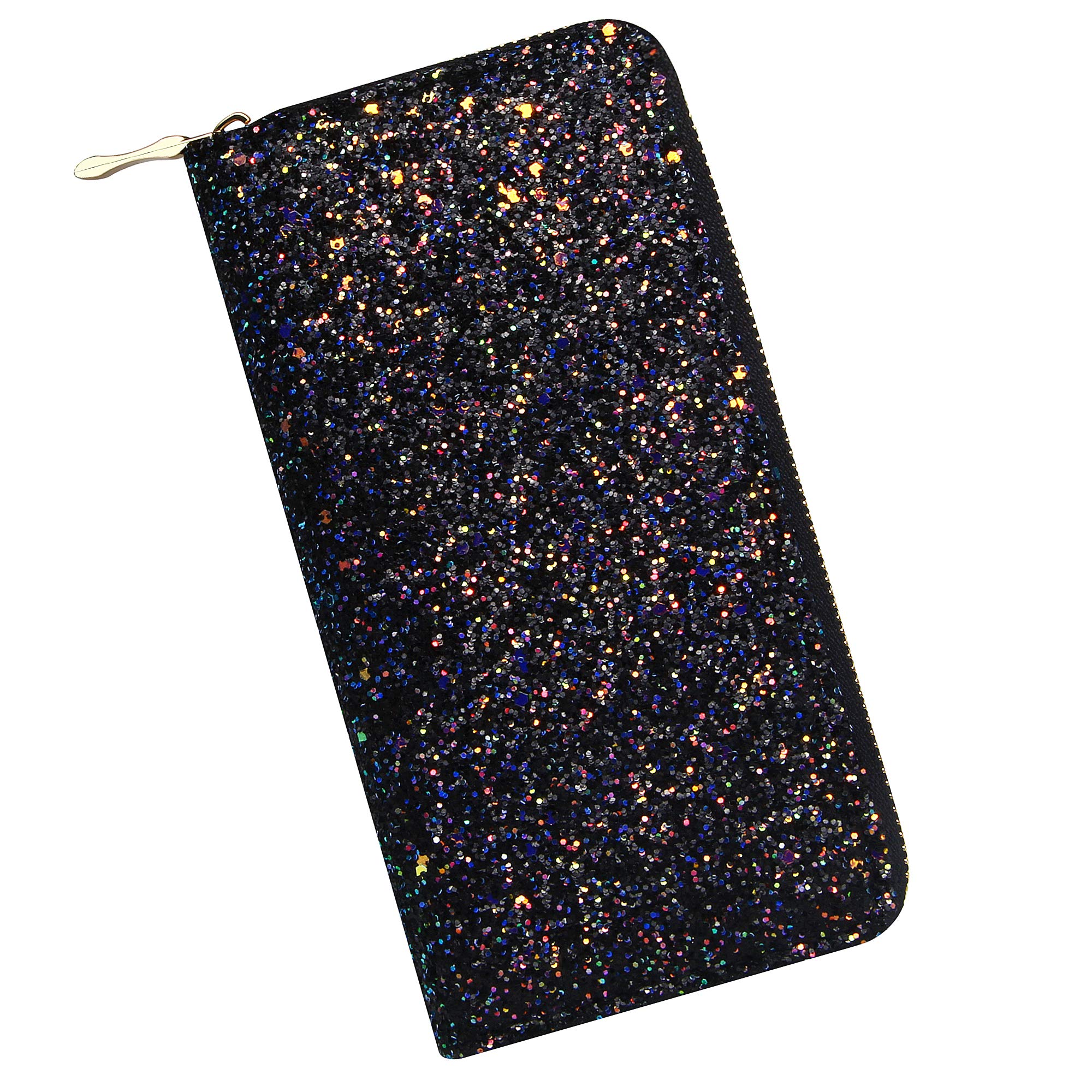 Sparkly Glitter Wallet for Women - Shiny Long Phone Clutch Purse with Card Holder | Perfect for Parties, Weddings & Evening Events