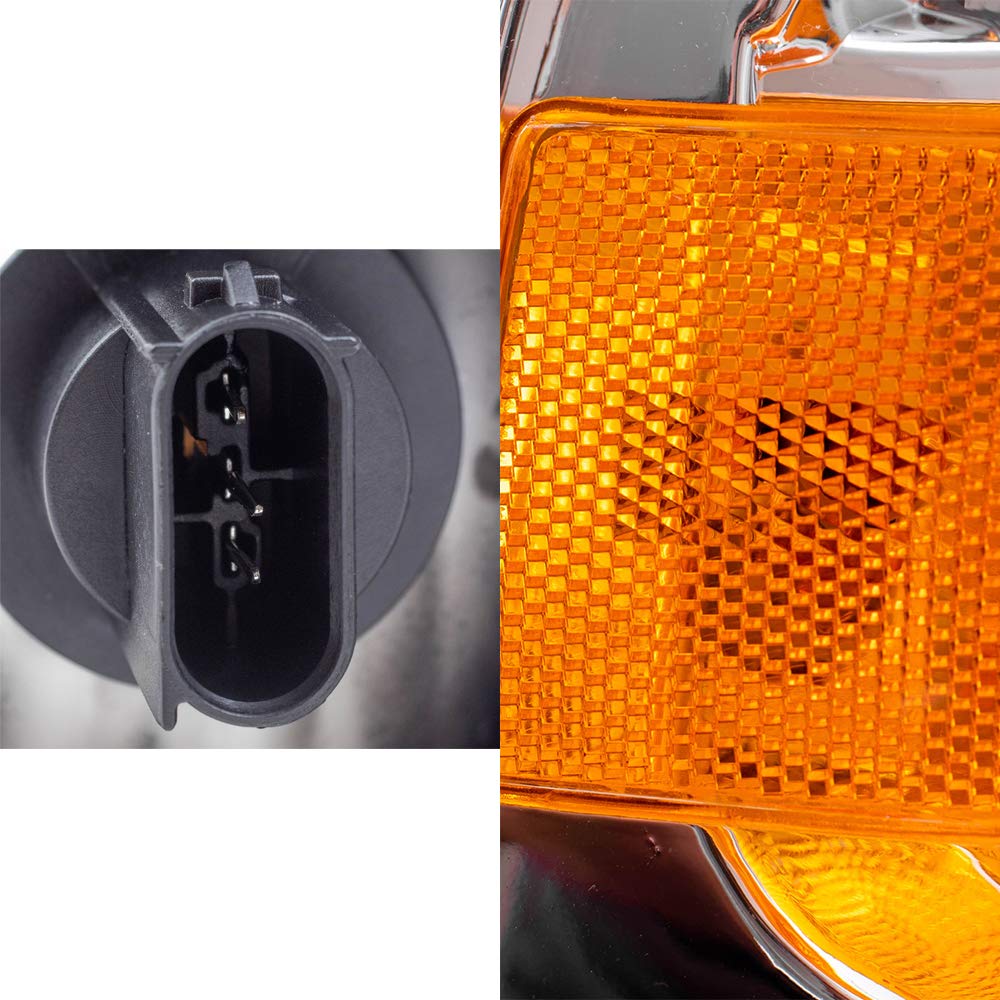2006-2011 Ford Ranger Pickup Replacement Headlights with Park Signals - Brock LED Headlight Assembly for Improved Night Driving & Safety (Pair) - Perfect for Off-Roading, Commuting & Truck Upgrades