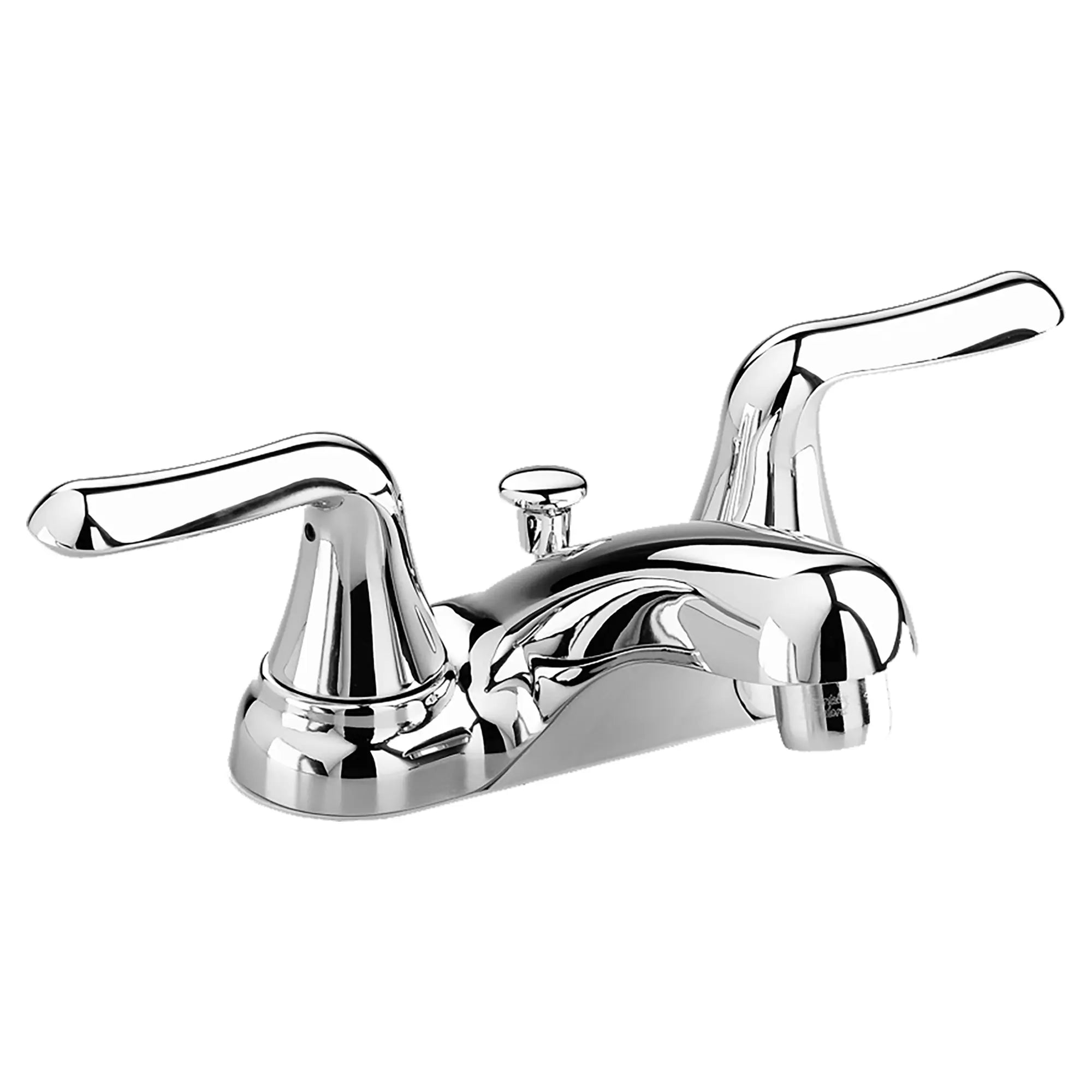 Colony® Soft 4 Inch Centerset 2 Handle Bathroom Faucet 1.2 GPM/4.5 LPM with Lever Handles - Perfect for Small Bathrooms, Powder Rooms & Vanities
