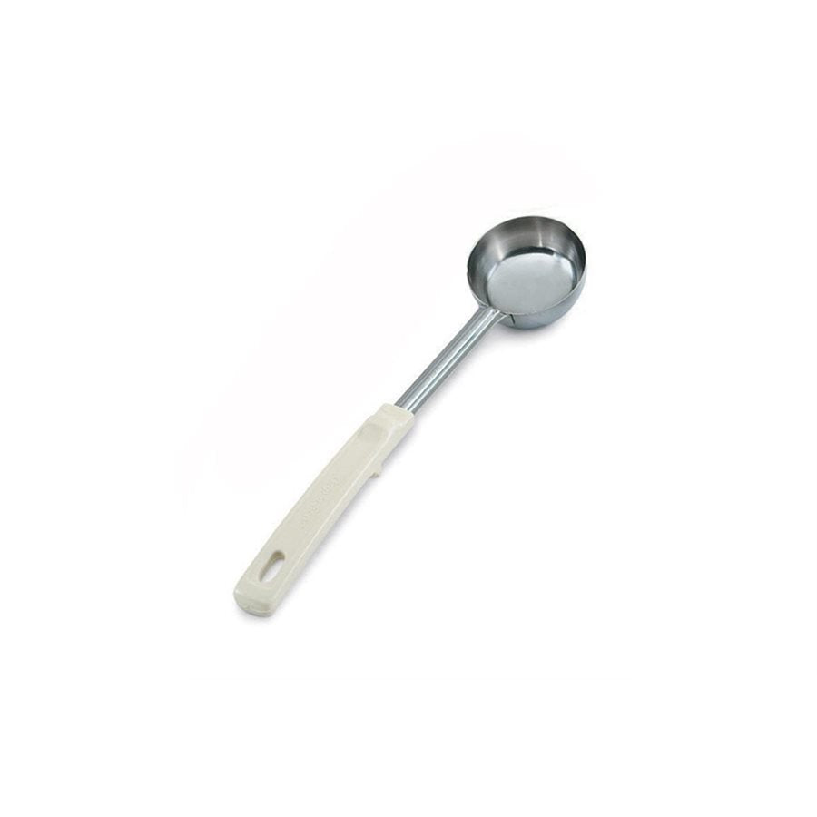 Vollrath 3 Oz Solid Spoodle with Ivory Handle - Perfect for Cooking, Serving & Portioning in Restaurants & Home Kitchens