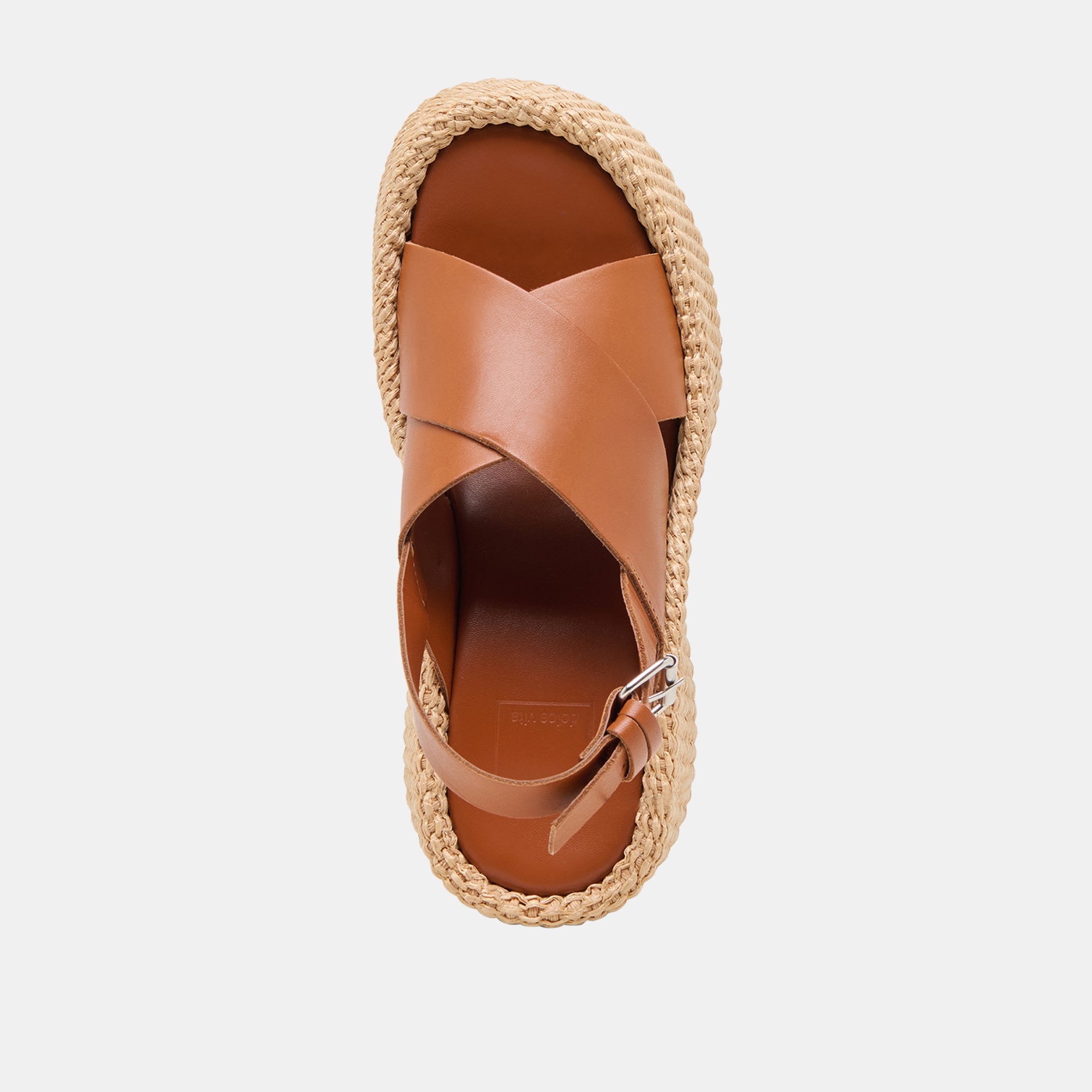 SKYLAR Women's Brown Leather Wedge Sandals - Comfortable & Stylish for Summer, Beach, and Casual Outings
