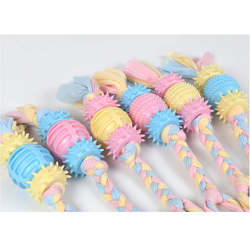 1pc Durable Dog Chew Toy - Dogman Cotton Rope Toy for Biting, Playing & Education | Pet Supplies Handle for Training & Indoor/Outdoor Fun