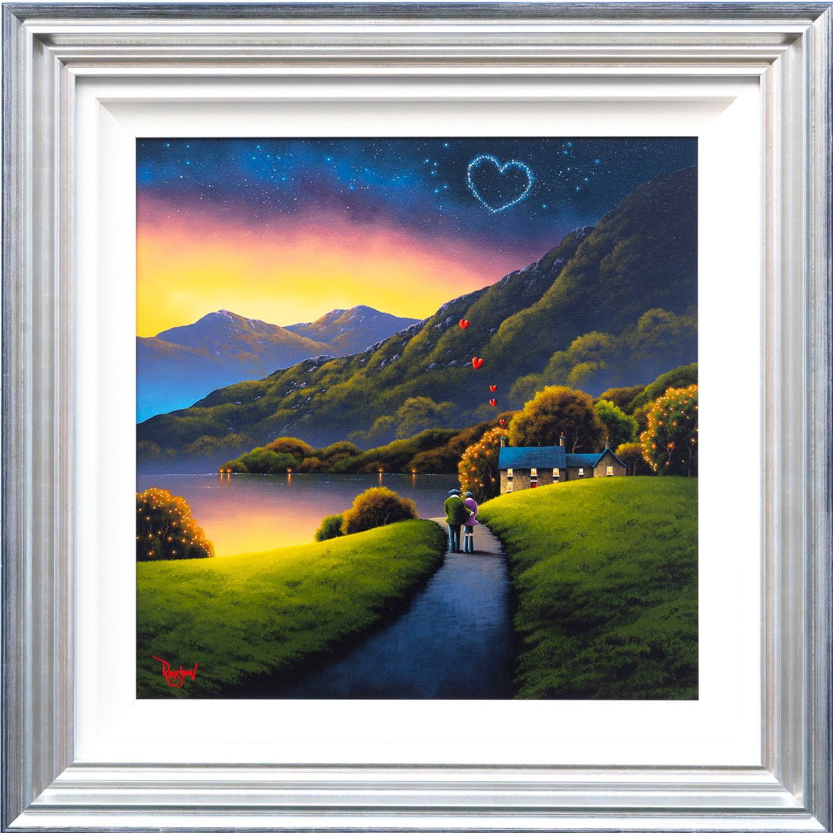 Original 'A Love That's Written in the Stars' Romantic Gift - Perfect for Anniversaries, Valentine's Day & Couples Gifts