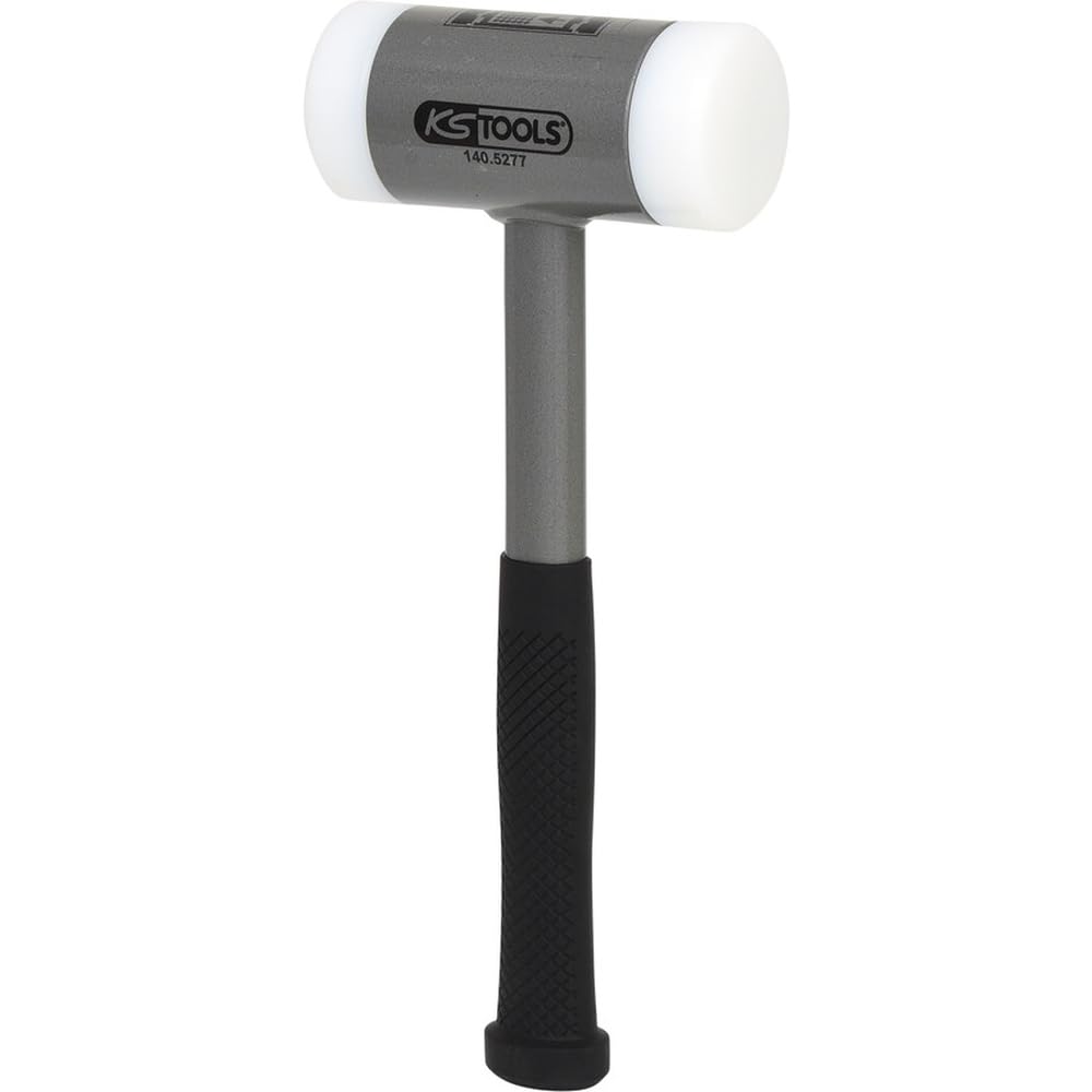 KS TOOLS 1670g Recoil-Free Soft Faced Hammer - Non-Marring, Shock Absorbing for Auto Repair, Woodworking & Metalworking Projects