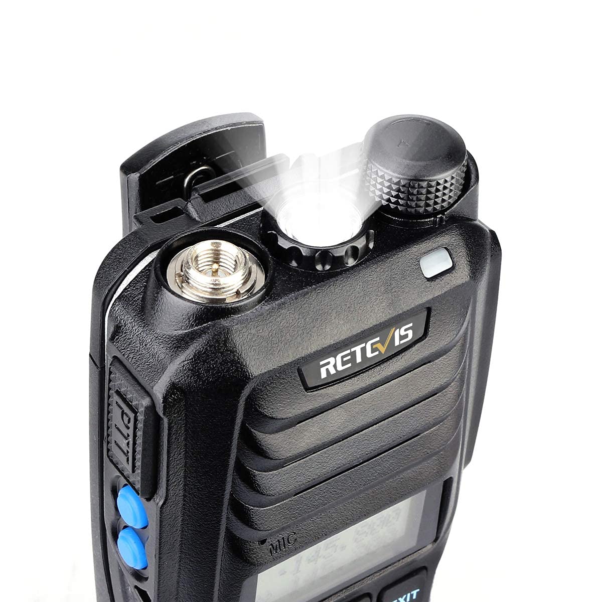 Retevis RT56 Fireproof Two Way Radio - Dual Band Walkie Talkie with 1800mAh Battery, Explosion-Proof Design & Built-in Flashlight | Professional Emergency Communication for Fire Department, Fire Rescue, Gas Station & Industrial Safety (2 Pack) | Perfect for Firefighting, Hazardous Environments & Outdoor Adventures