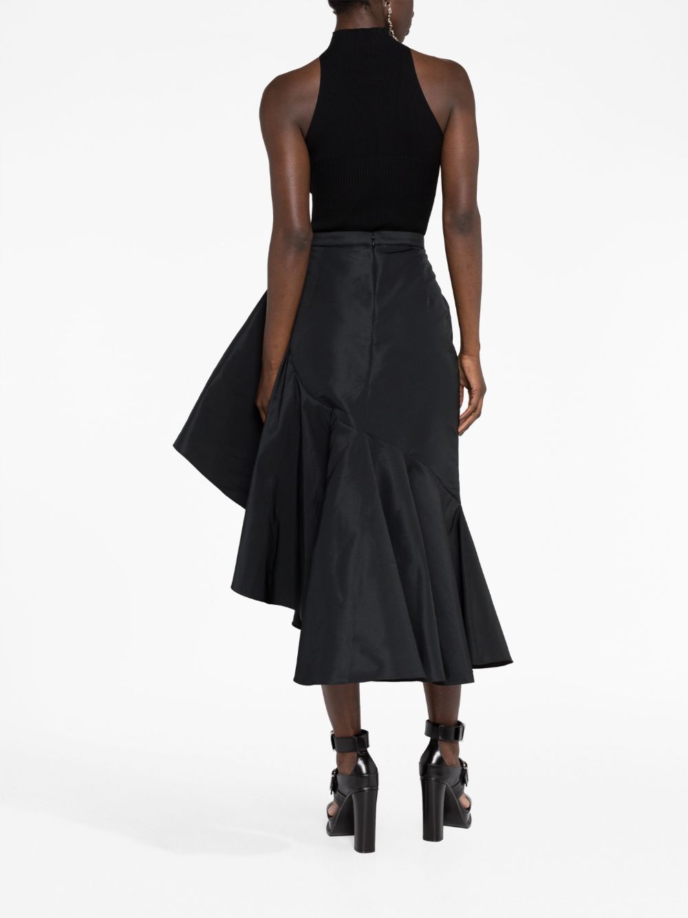 Alexander McQueen Black Skirts for Women | Elegant High-Waisted Designer Skirt | Perfect for Parties, Work & Evening Events