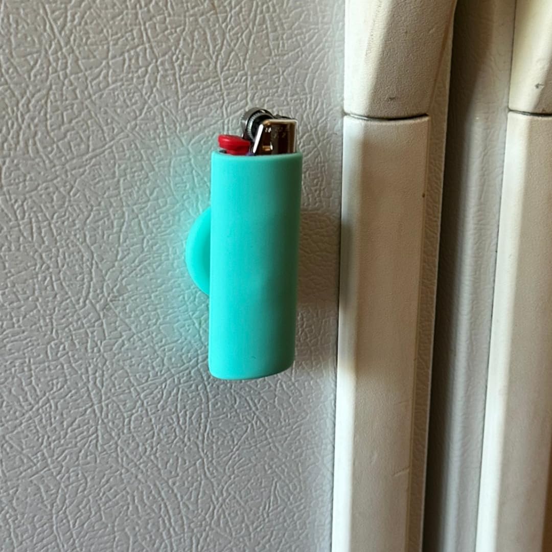 Magnetic Lighter Sleeve for BIC - 16 Colors | 2-in-1 Holder for Camping & Outdoors