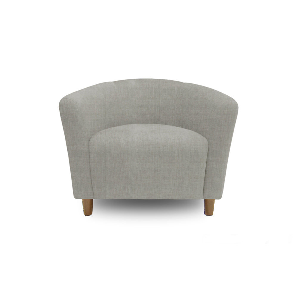 Ton Tub Armchair - Modern Lounge Chair for Living Room, Bedroom & Office - Comfortable Tub-Style Seating for Relaxing & Reading