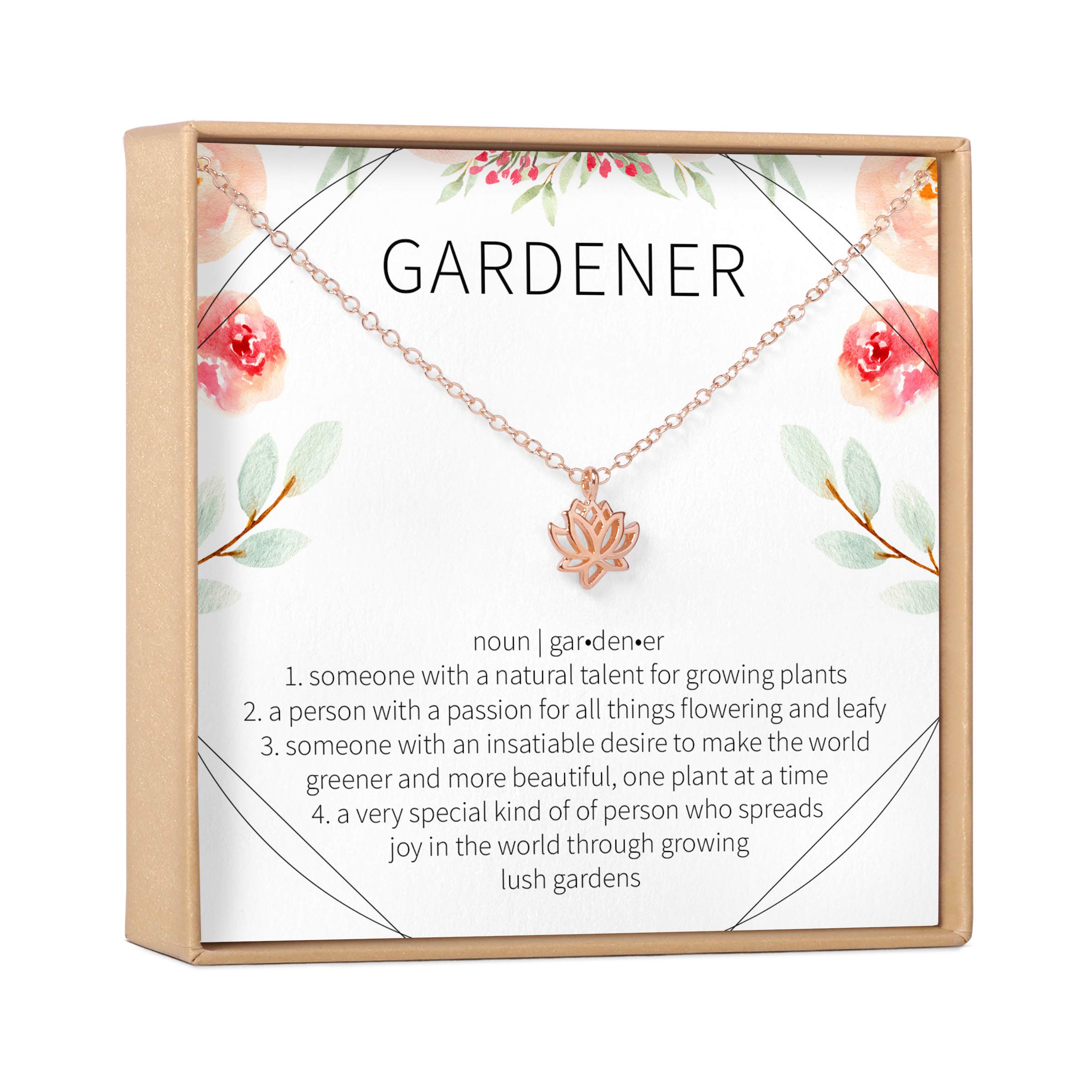 Gardening Necklace - Elegant Jewelry Gift for Garden Lovers, Birthday, Holidays & Special Occasions | Perfect for Outdoor Activities, Gardening & Nature Enthusiasts