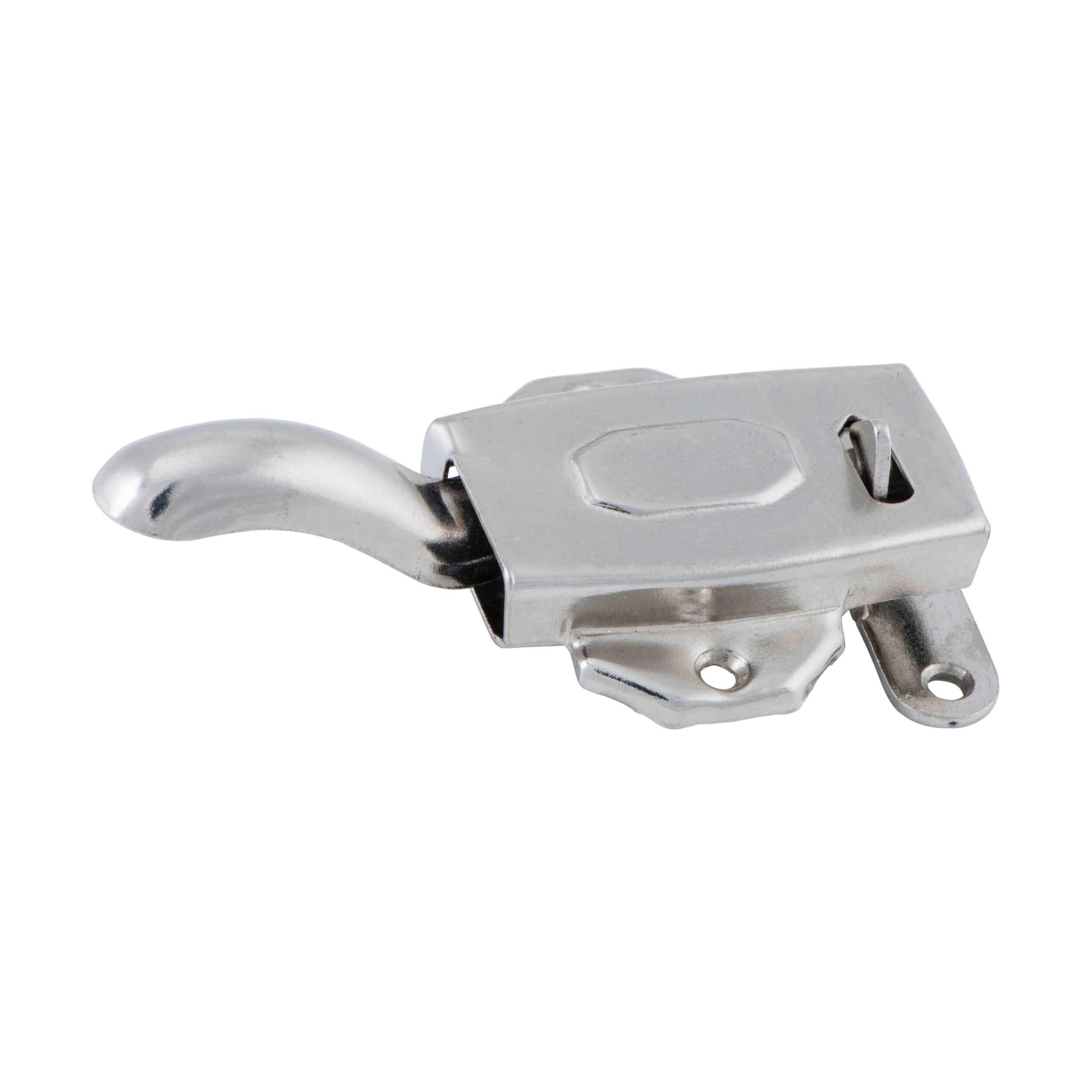 3843 Left Hand Satin Nickel Cupboard Catch - Durable Kitchen Cabinet Latch for Dressers, Wardrobes & Storage Furniture | Secure Your Cabinets in Style