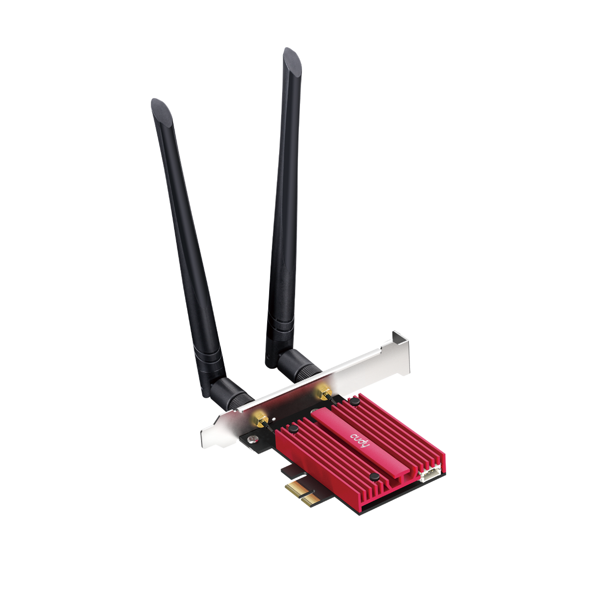 Cudy WE3000S AX5400 Tri-Band WiFi 6 PCIe Adapter with Bluetooth 5.3 for Gaming & 4K Streaming - High-Speed Wireless Network Card for PC Desktop & Laptop