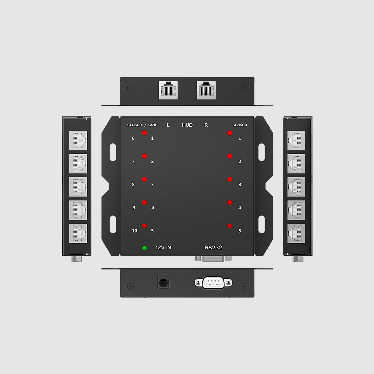 Smart Meeting Room Controller with RJ45 & RS232 Ports - Remote Configuration & Centralized Control for Conference Rooms & Office Automation