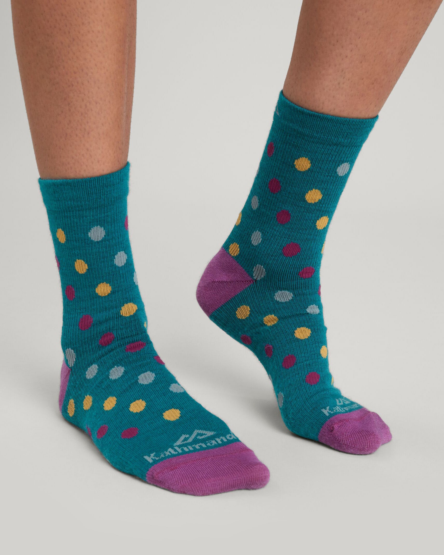 Premium Merino Wool Socks for Men & Women - Soft & Breathable Hiking & Outdoor Socks with Midnight Jewel Spot Design - Perfect for Camping, Travel & Cold Weather Activities